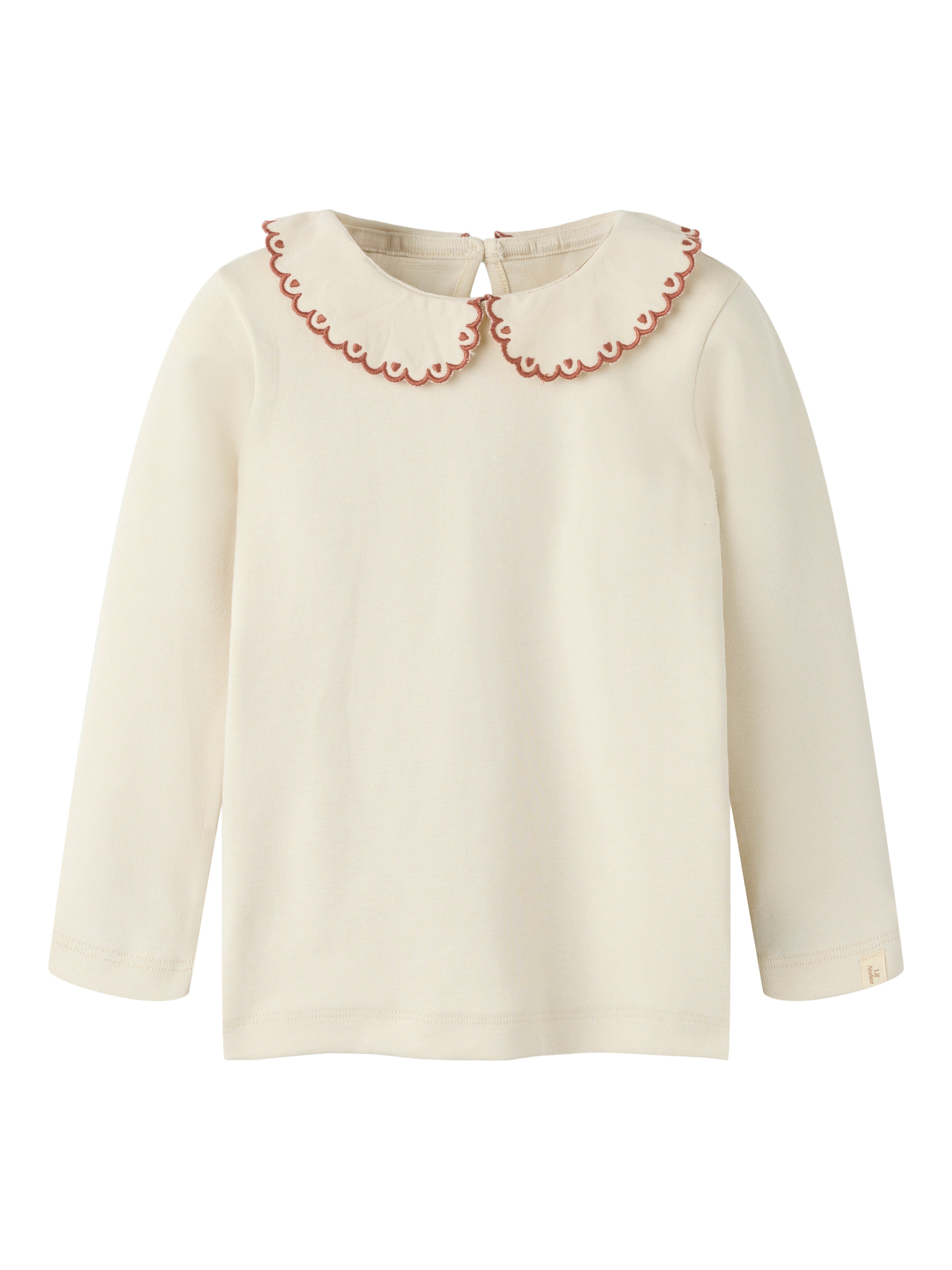 Lil Atelier Fundo - Loa Ls Slim Top - Turtledove - Cm