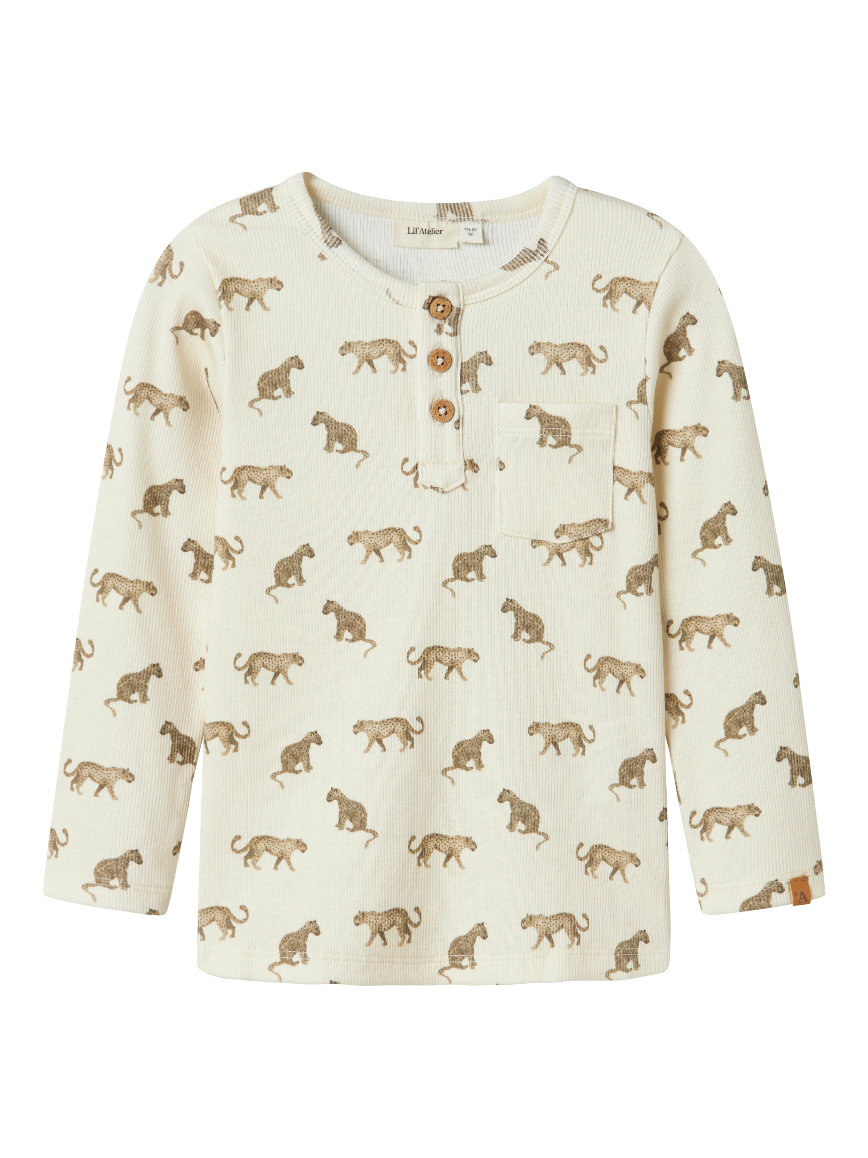 Lil Atelier Lavo Eno Bluse - Turtledove - Udsalg!