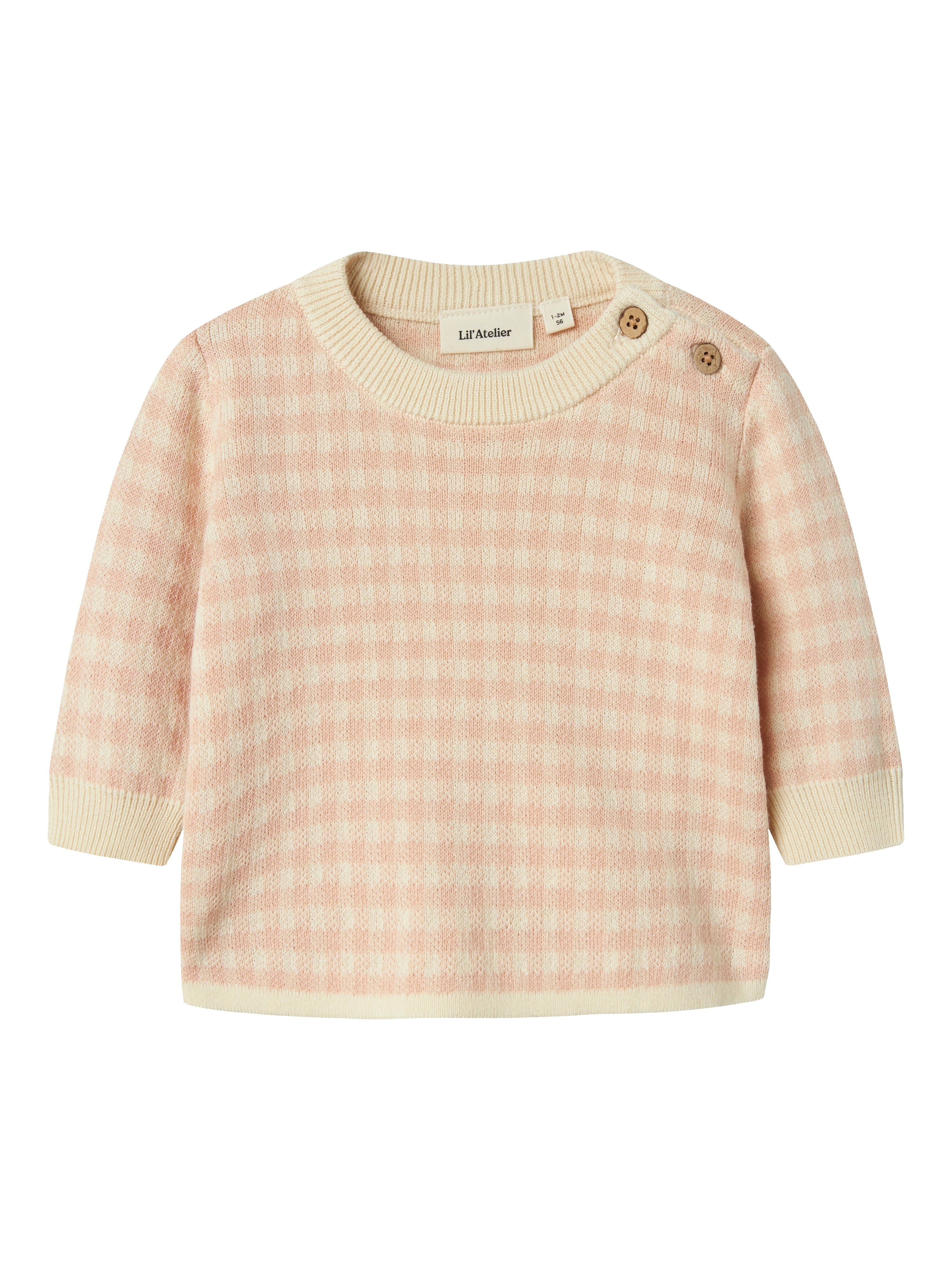 Lil Atelier Nadie Strikket Cardigan – Cameo Rose Tilbud
