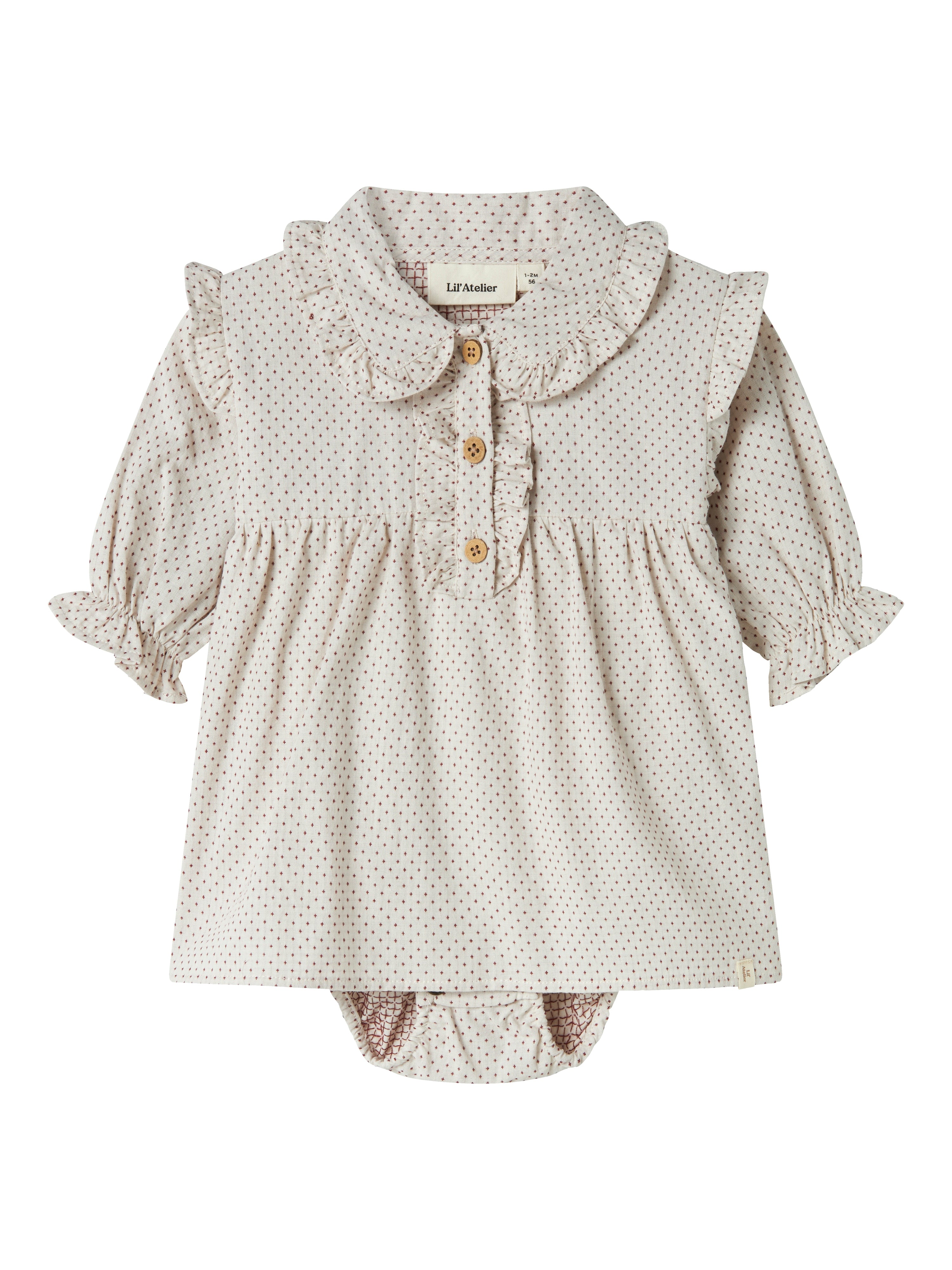 Lil Atelier Olena Bodykjole – Pastel Parchment, Økologisk Kvalitet
