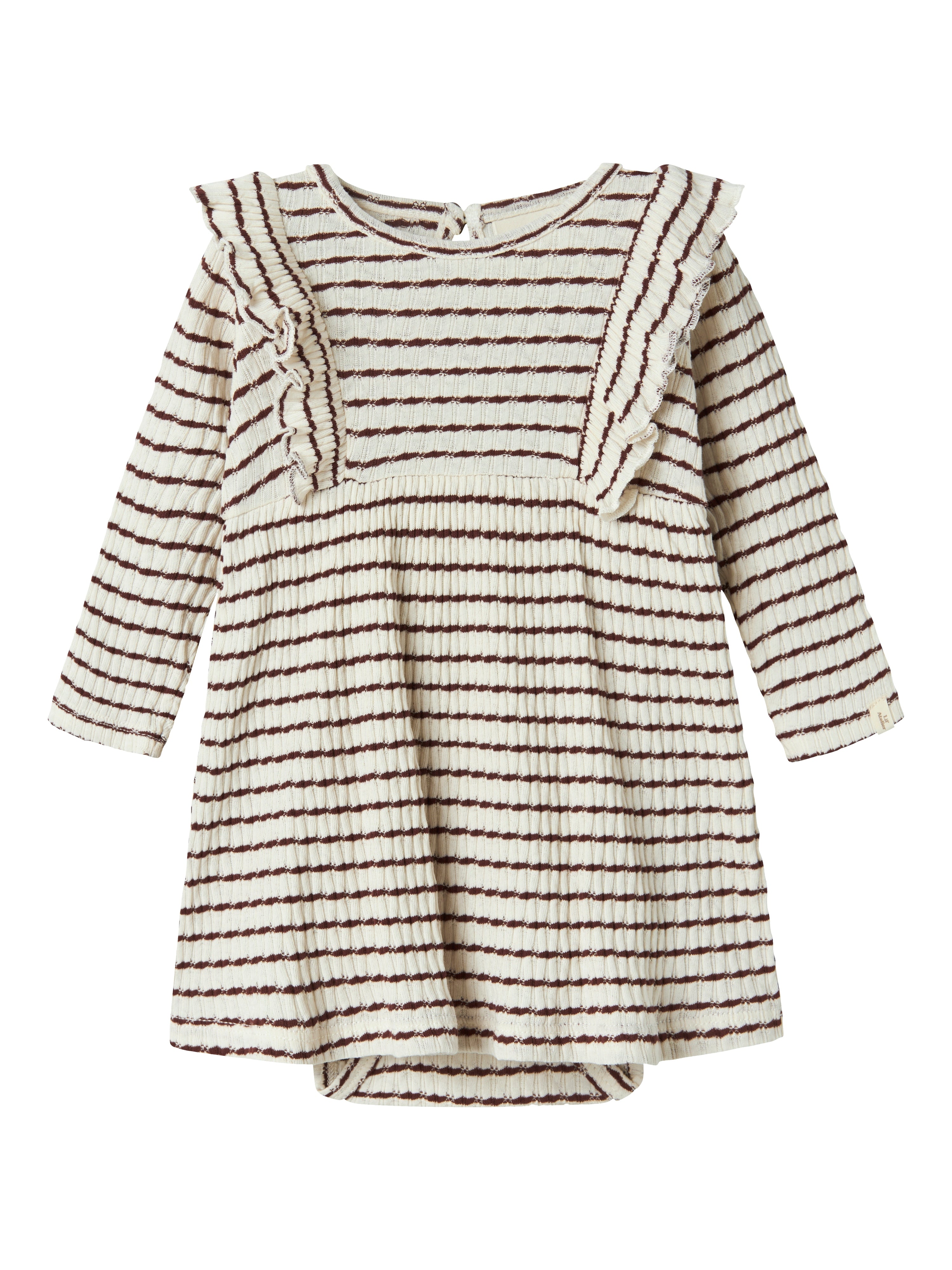 Lil Atelier Sophia Kjole - Hot Chocolate - Elegance og Komfort