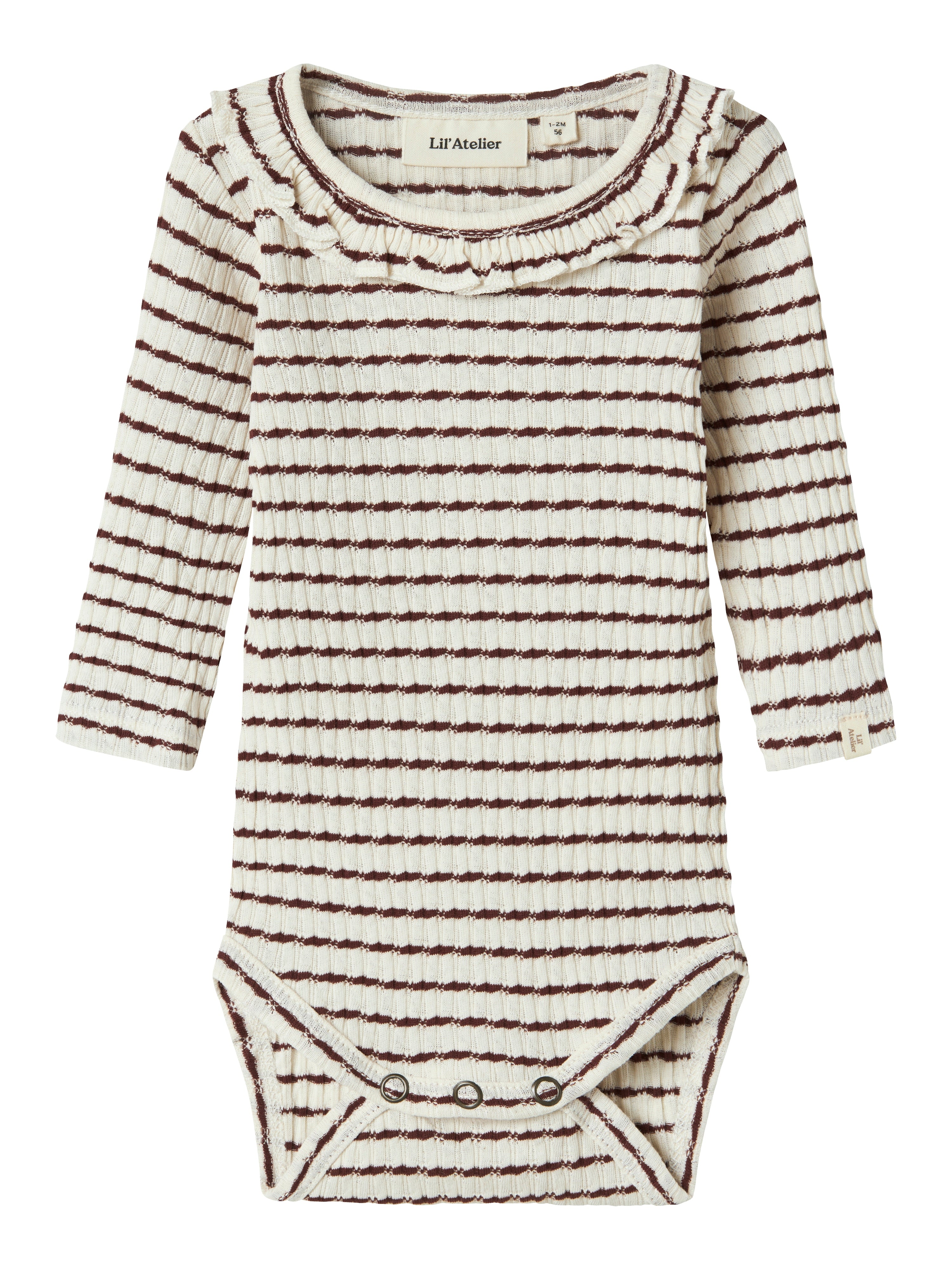 Lil Atelier Sophia Slim Body - Hot Chocolate til børn