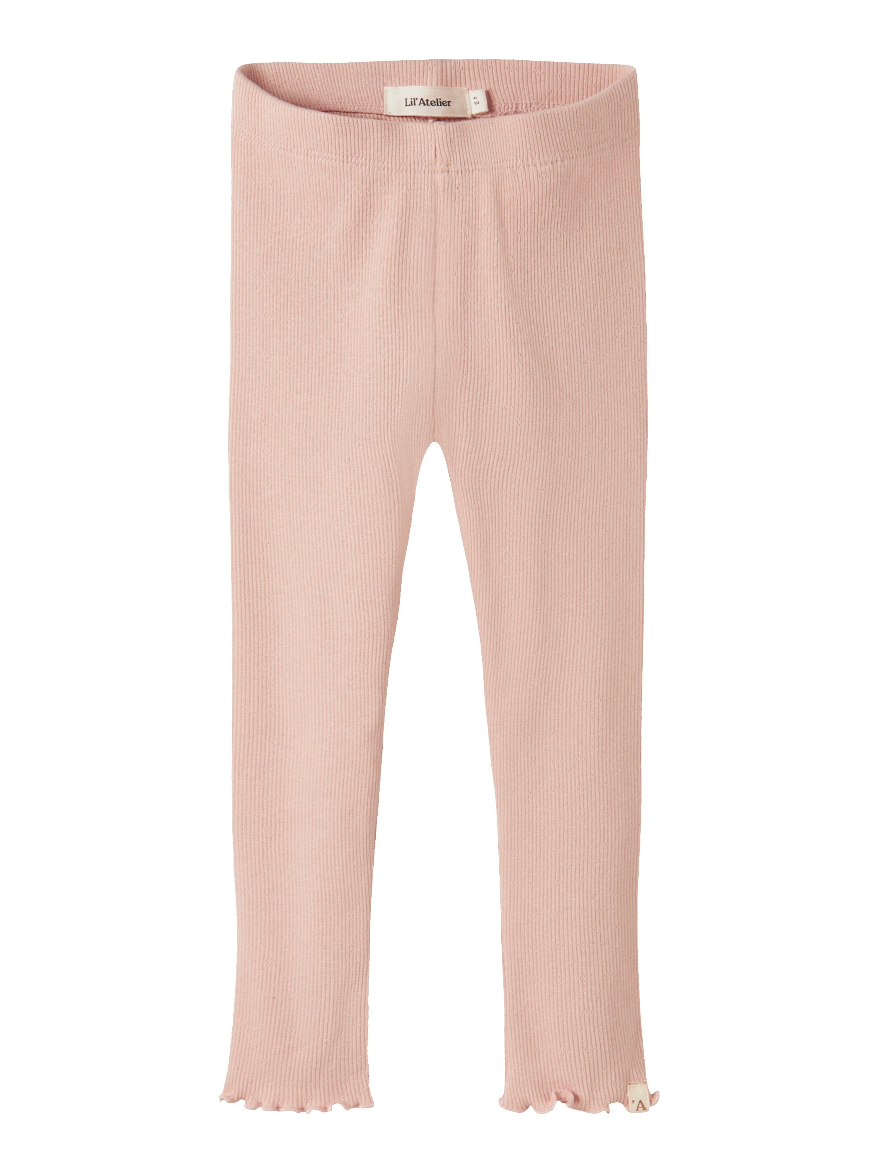 Lil Atelier Nora Slim Leggings – Cameo Rose Tilbud!