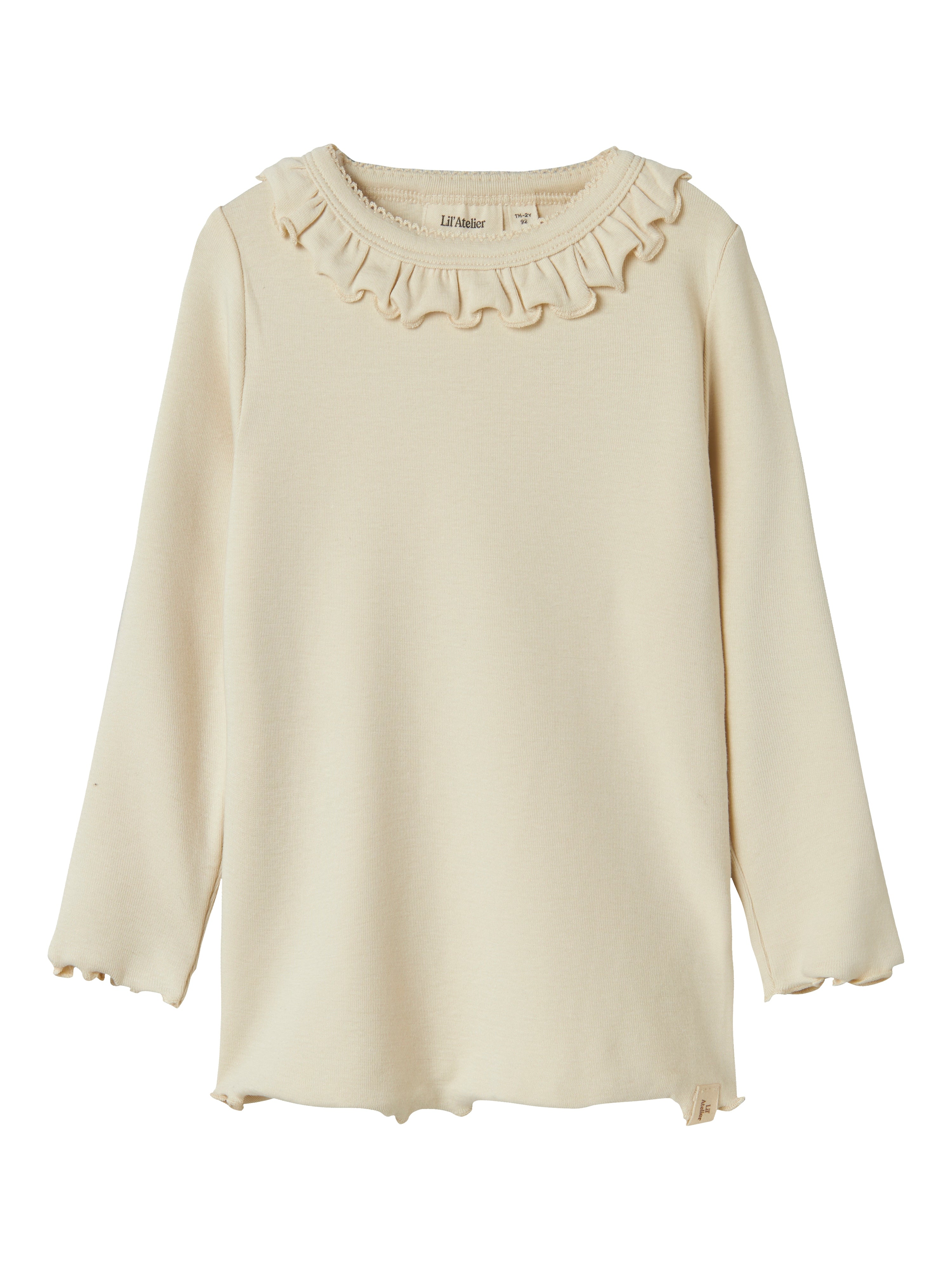 Lil Atelier Gayo Koj Slim Top - Turtledove på udsalg!