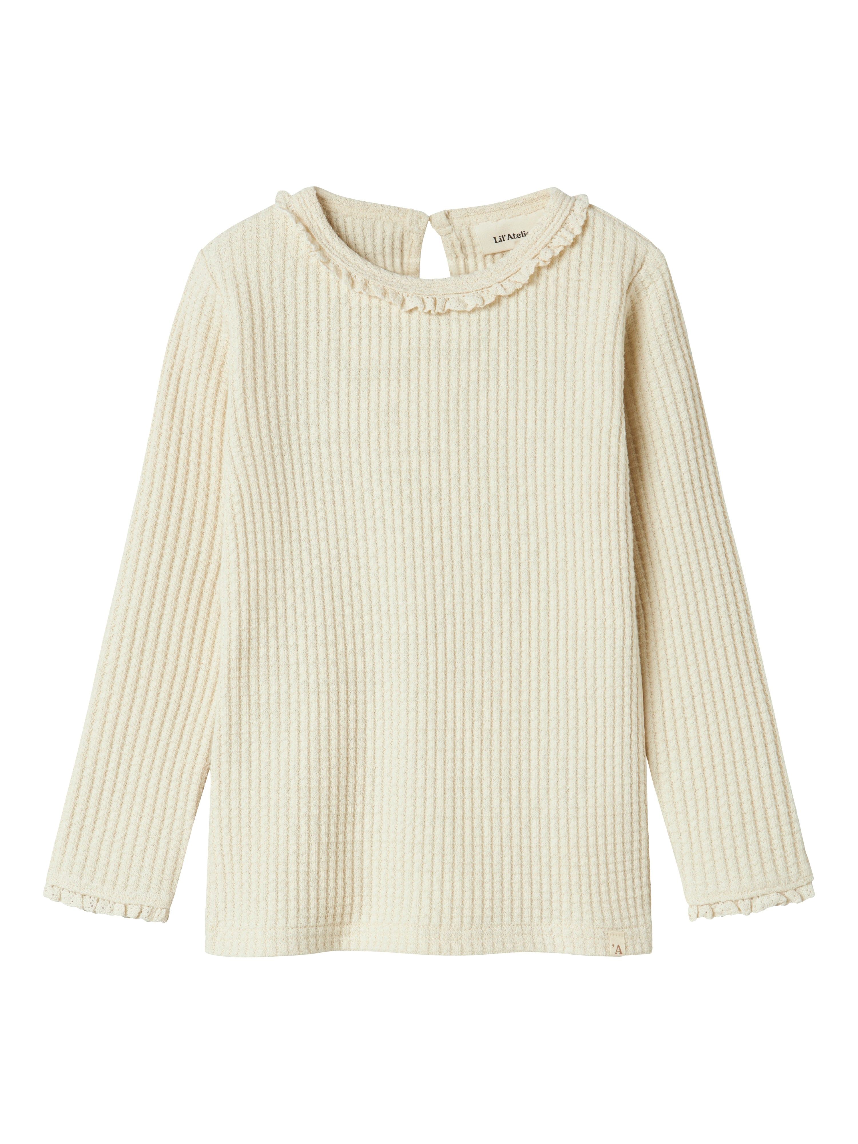 Lil Atelier Osanne Slim Top – Turtledove på udsalg!