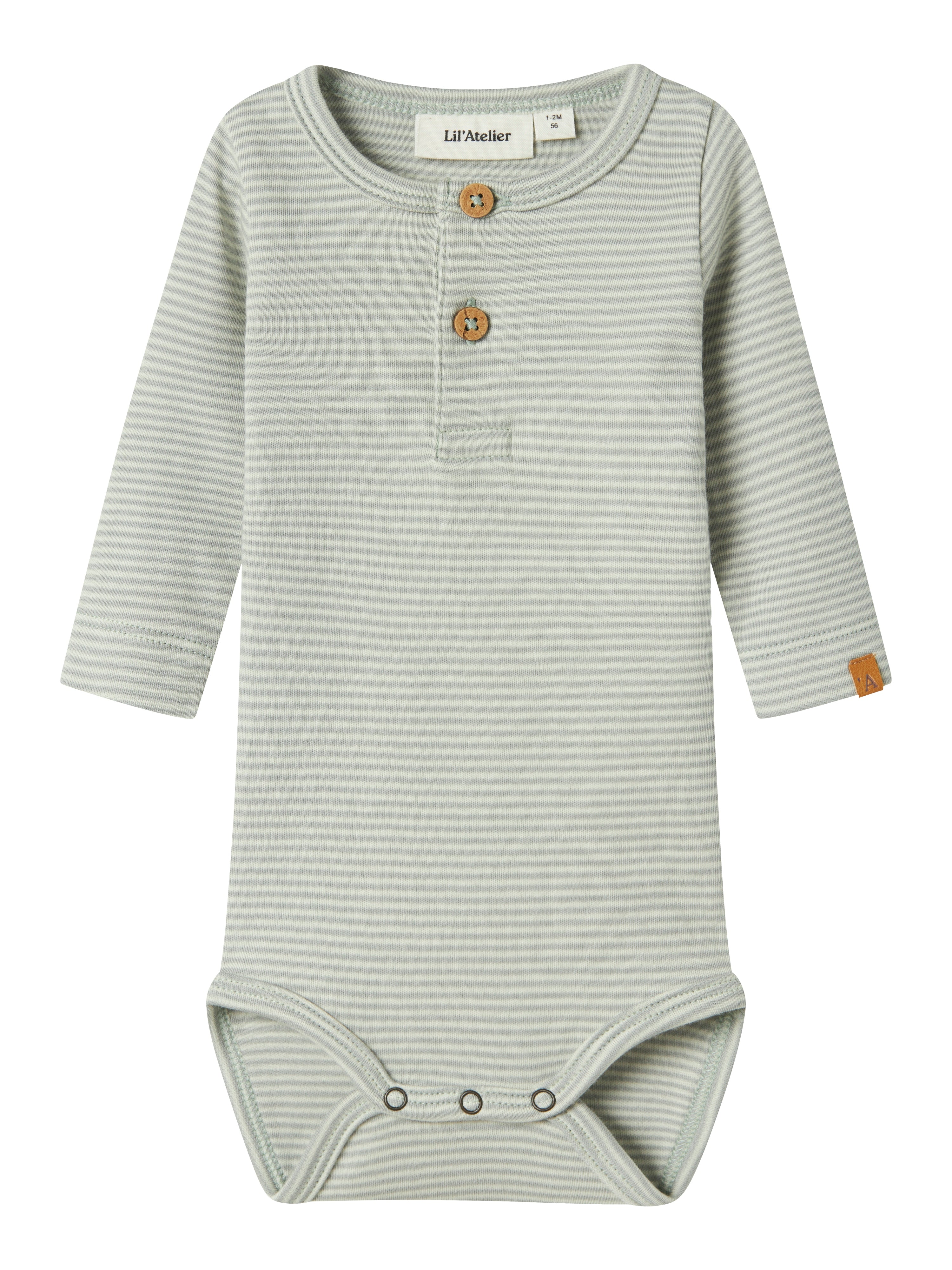 Lil Atelier Ohio Slim Body – Murmur Pigeon – Økologisk Kvalitet
