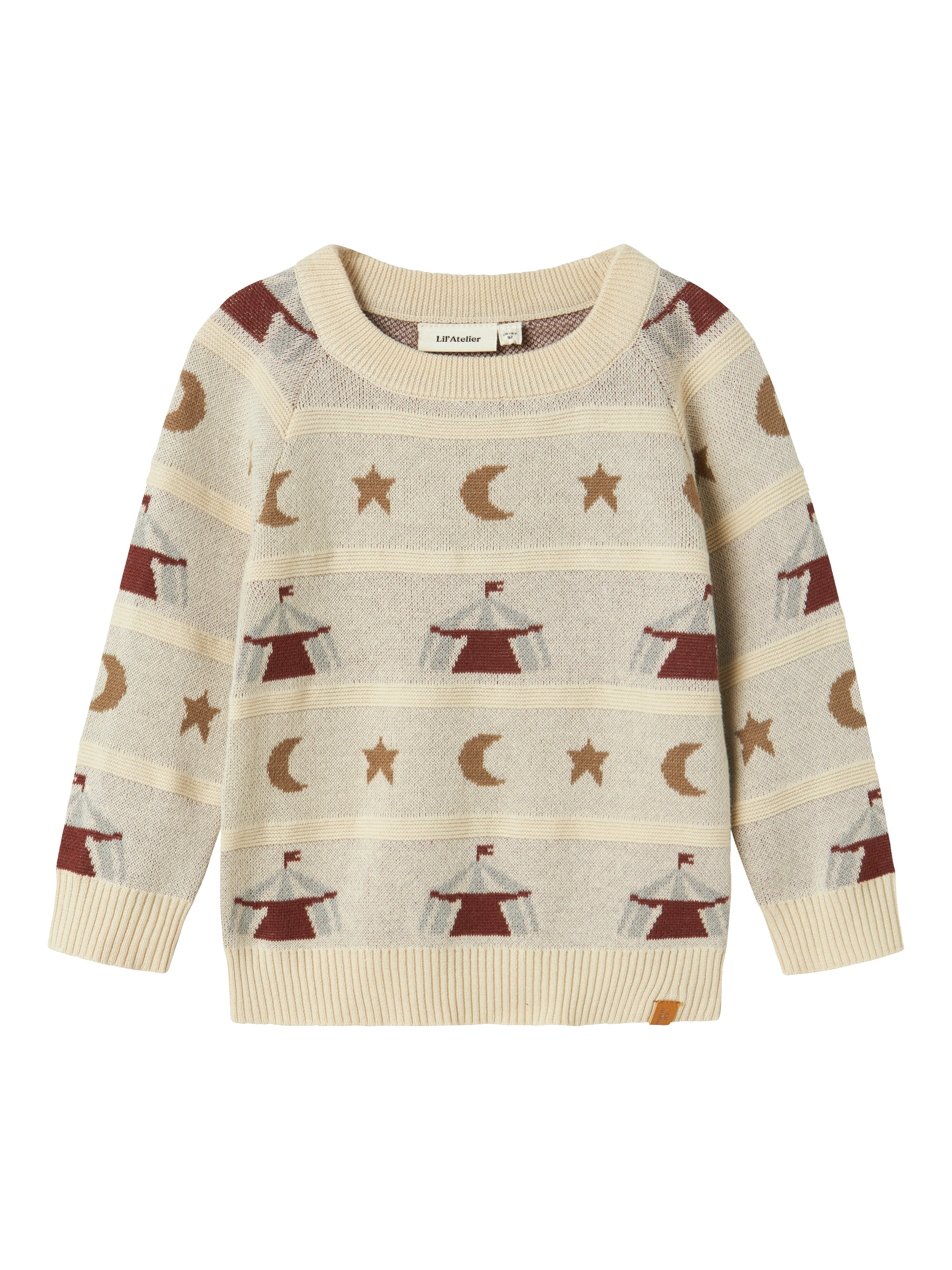 Lil Atelier Lamai Strikbluse – Bæredygtig Komfort til Børn
