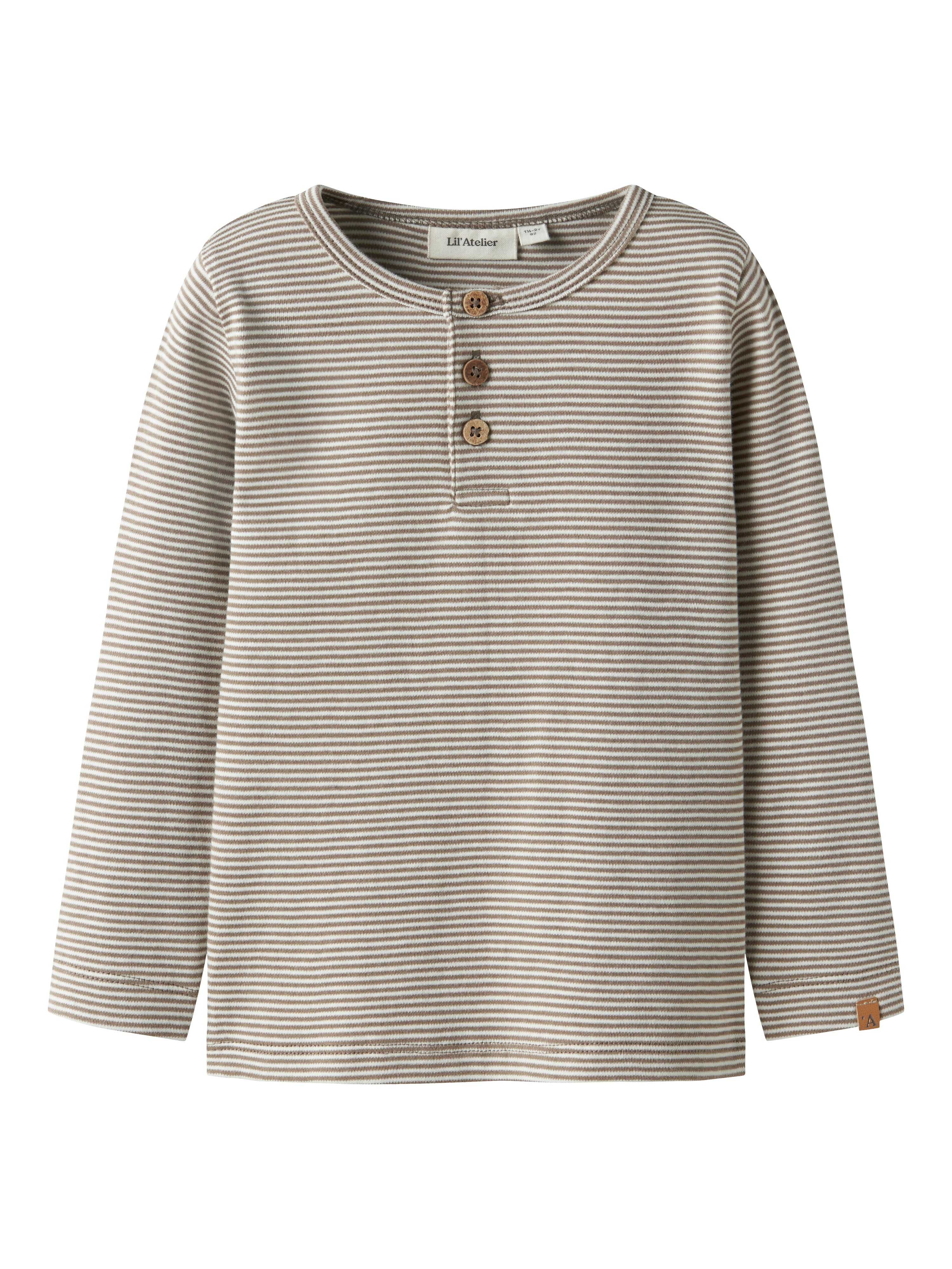 Lil Atelier Ohio Slim Top – Turtledove Sepia Tint Tilbud!