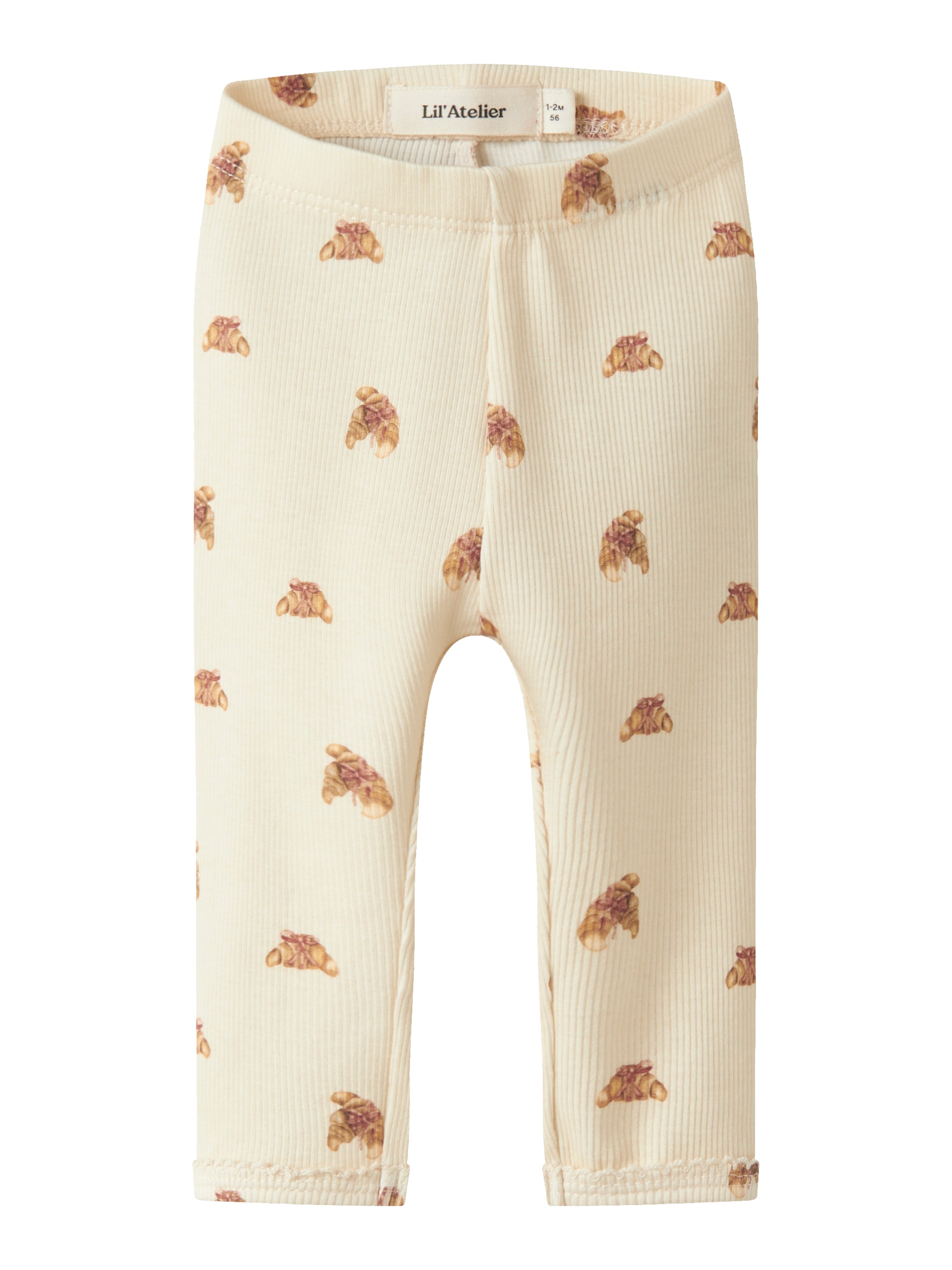 Lil Atelier Lavo Eki Leggings - Turtledove Croissant Tilbud