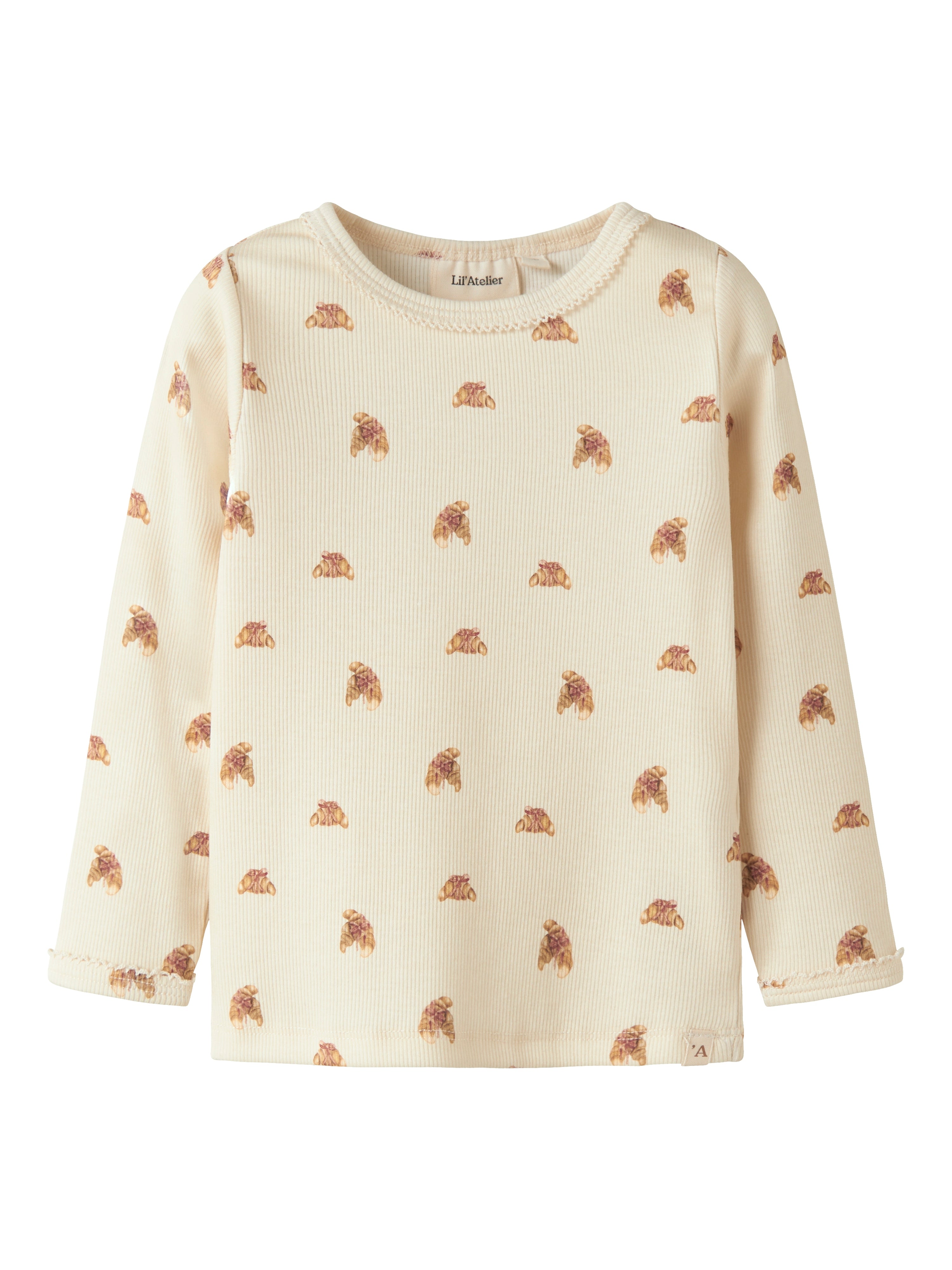 Lil Atelier Lavo Egi Slim Top – Turtledove Croissant 60% rabat!