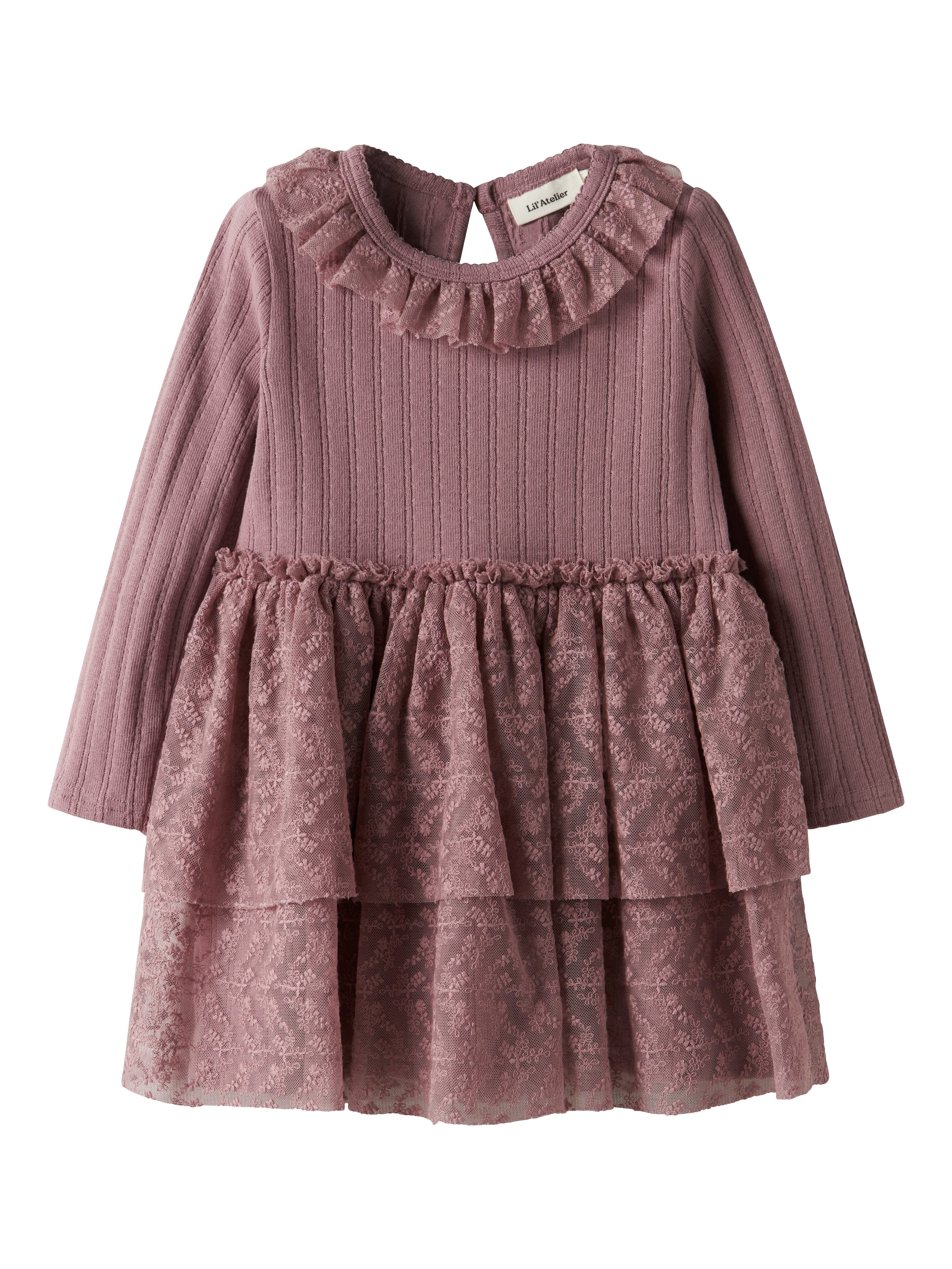 Lil Atelier Robelle Kjole – Nostalgia Rose – Økologisk Bomuld