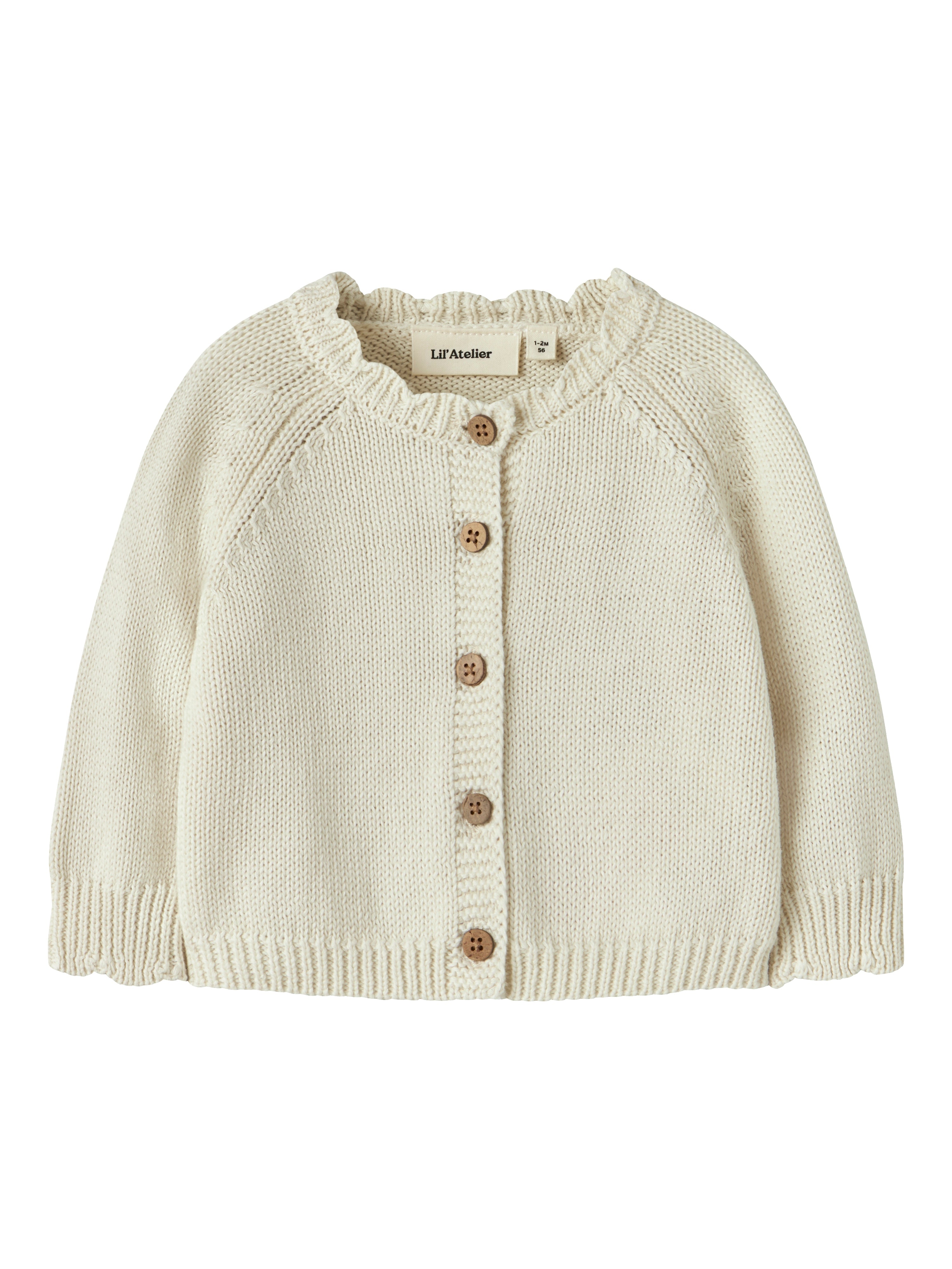 Lil Atelier Ramla Strik Cardigan – Turtledove – Tilbud!