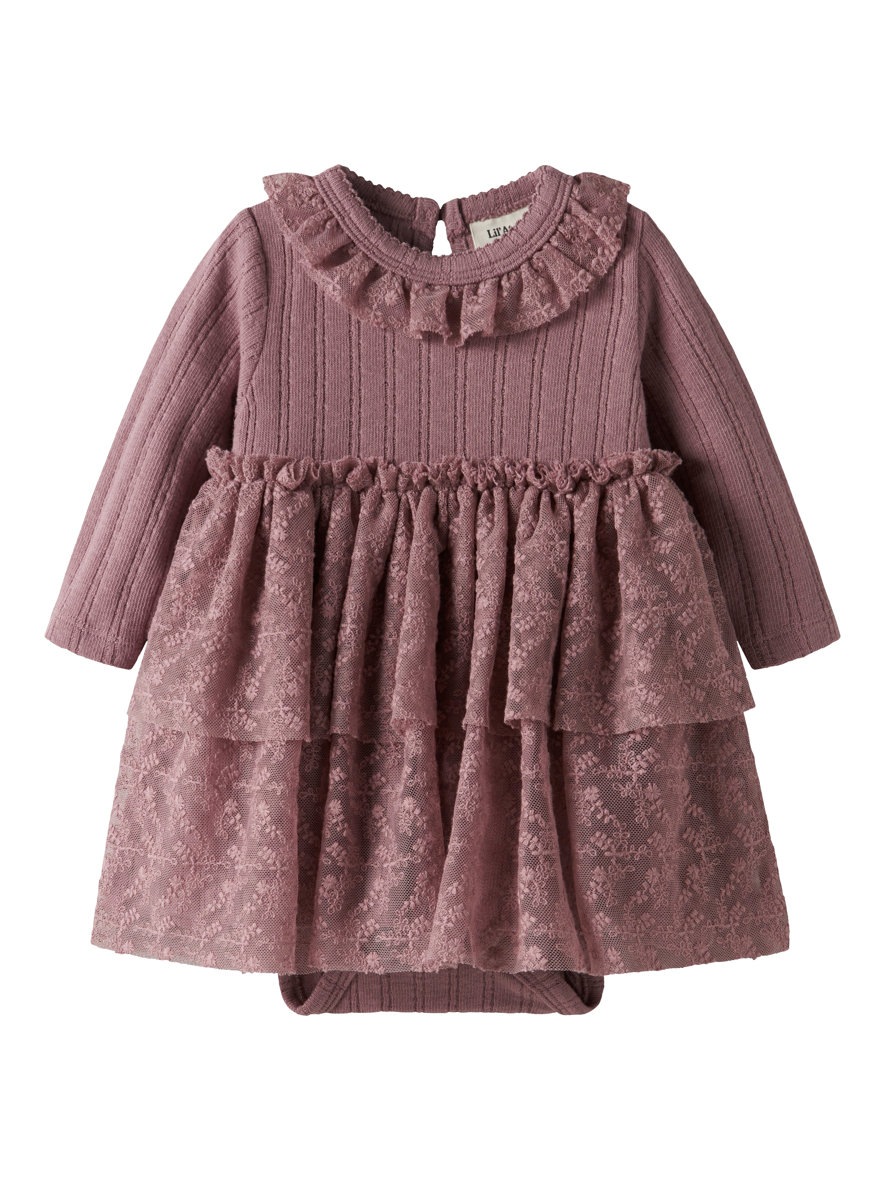 Lil Atelier Robelle Kjole - Nostalgia Rose - Økologisk Bomuld