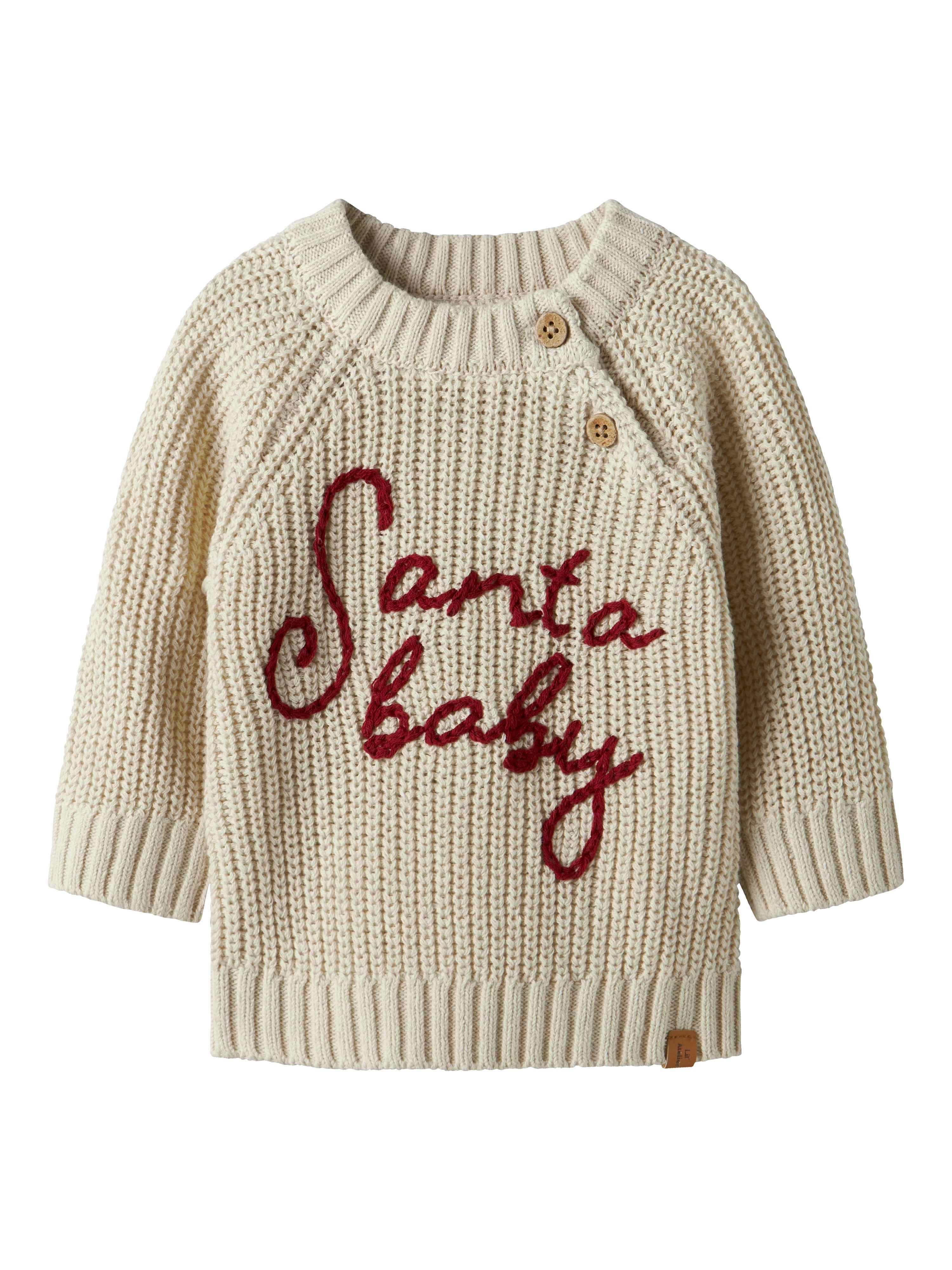 Lil Atelier Emlen Mio Strik - Turtledove - Black Friday Tilbud
