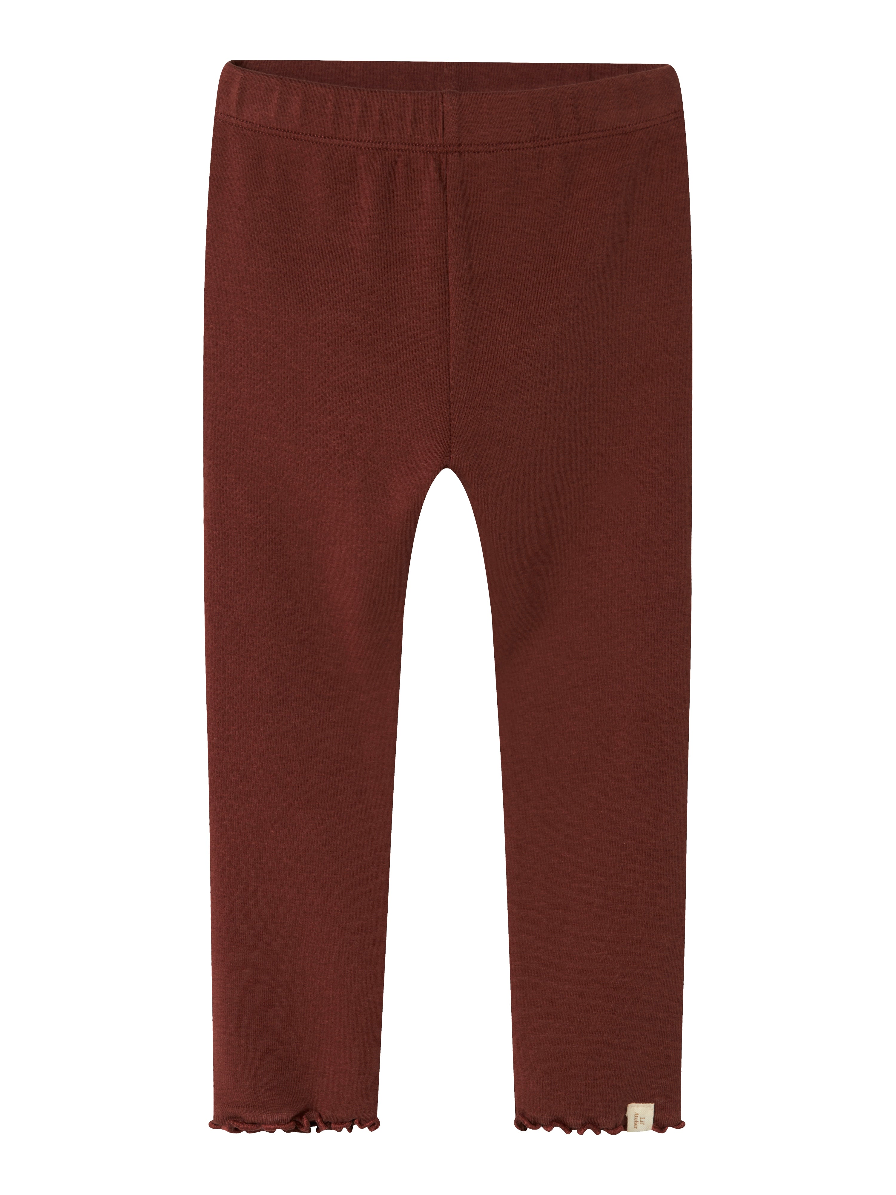 Lil Atelier Gayo Fia Leggings - Hot Chocolate Tilbud!