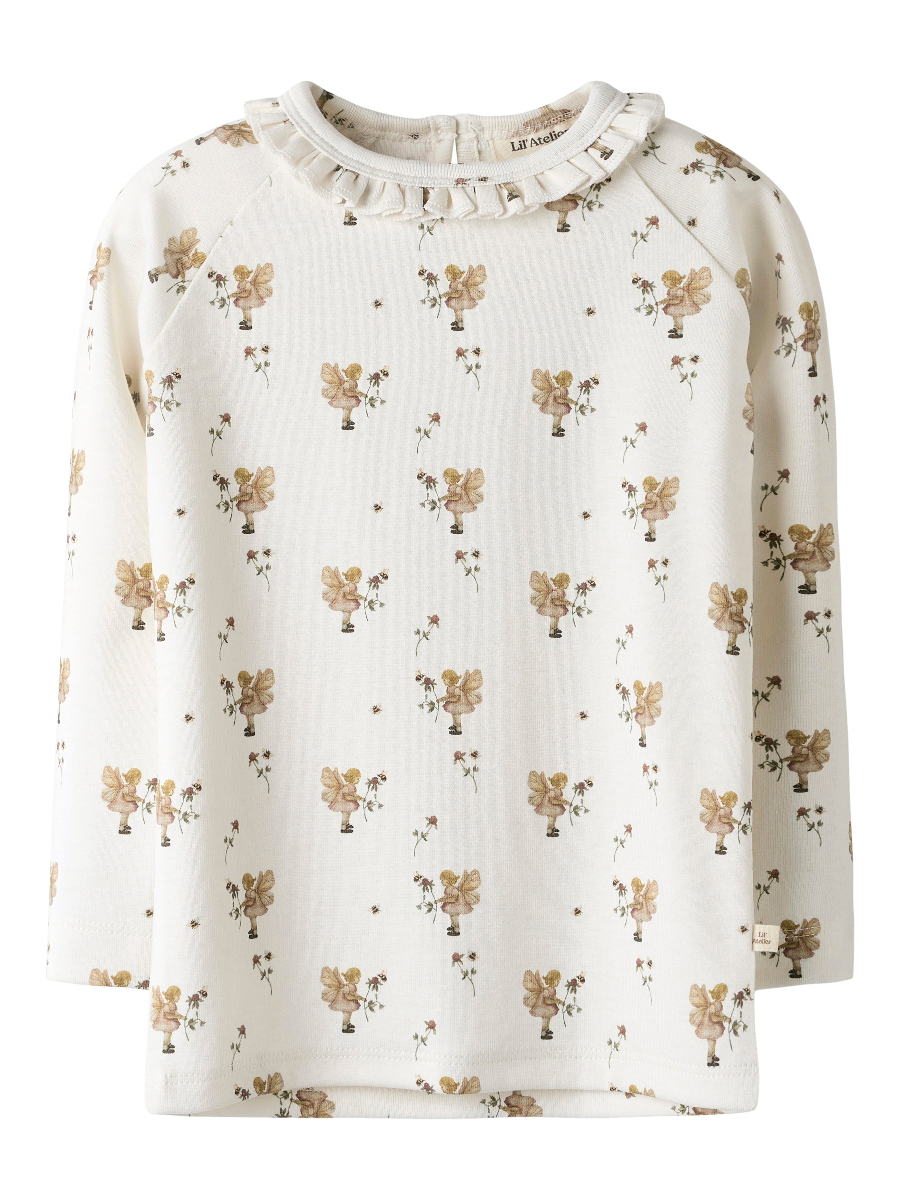 Lil Atelier Layo Loa Slim Top - Kokosmælk - Fantastisk tilbud!