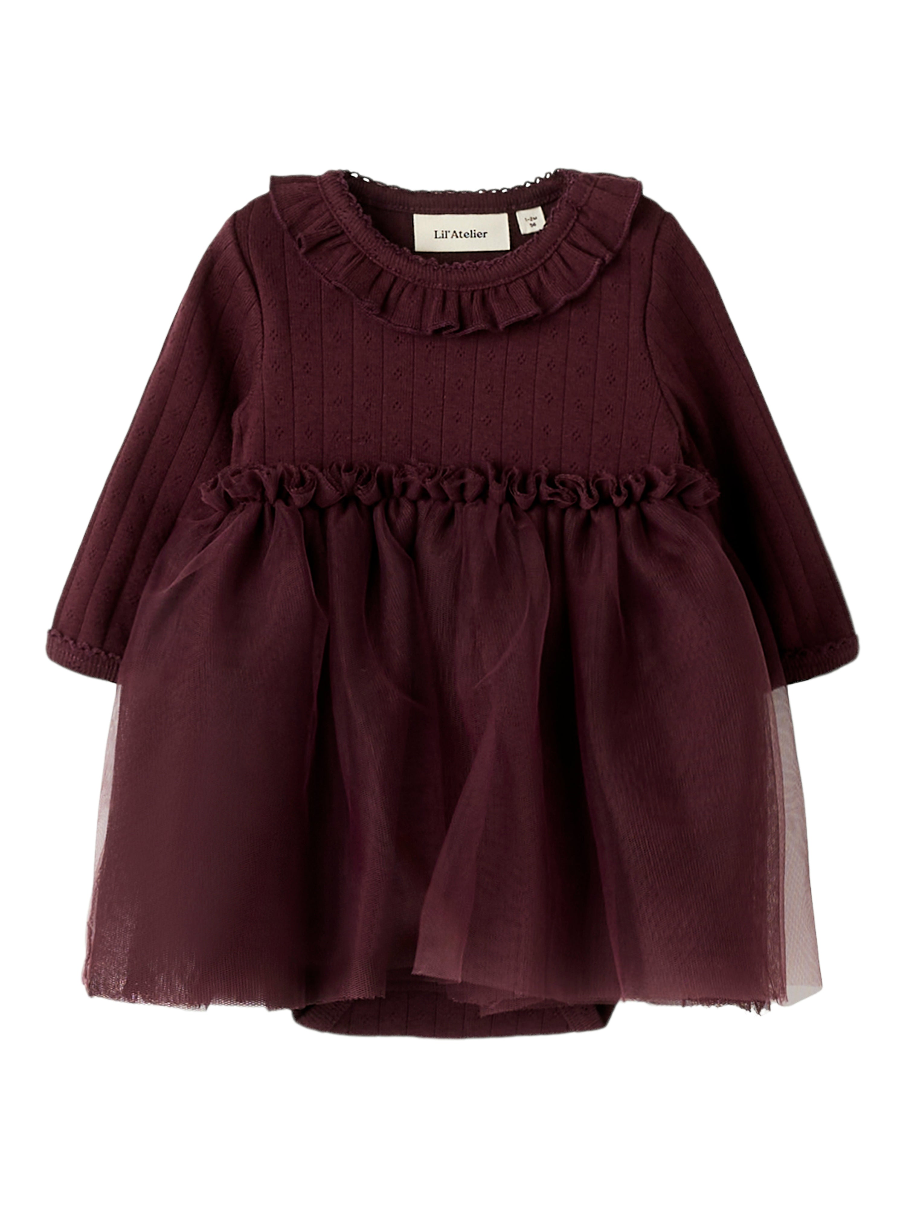 Lil Atelier Solange Tulle Bodykjole – Festlig Elegance til Børn