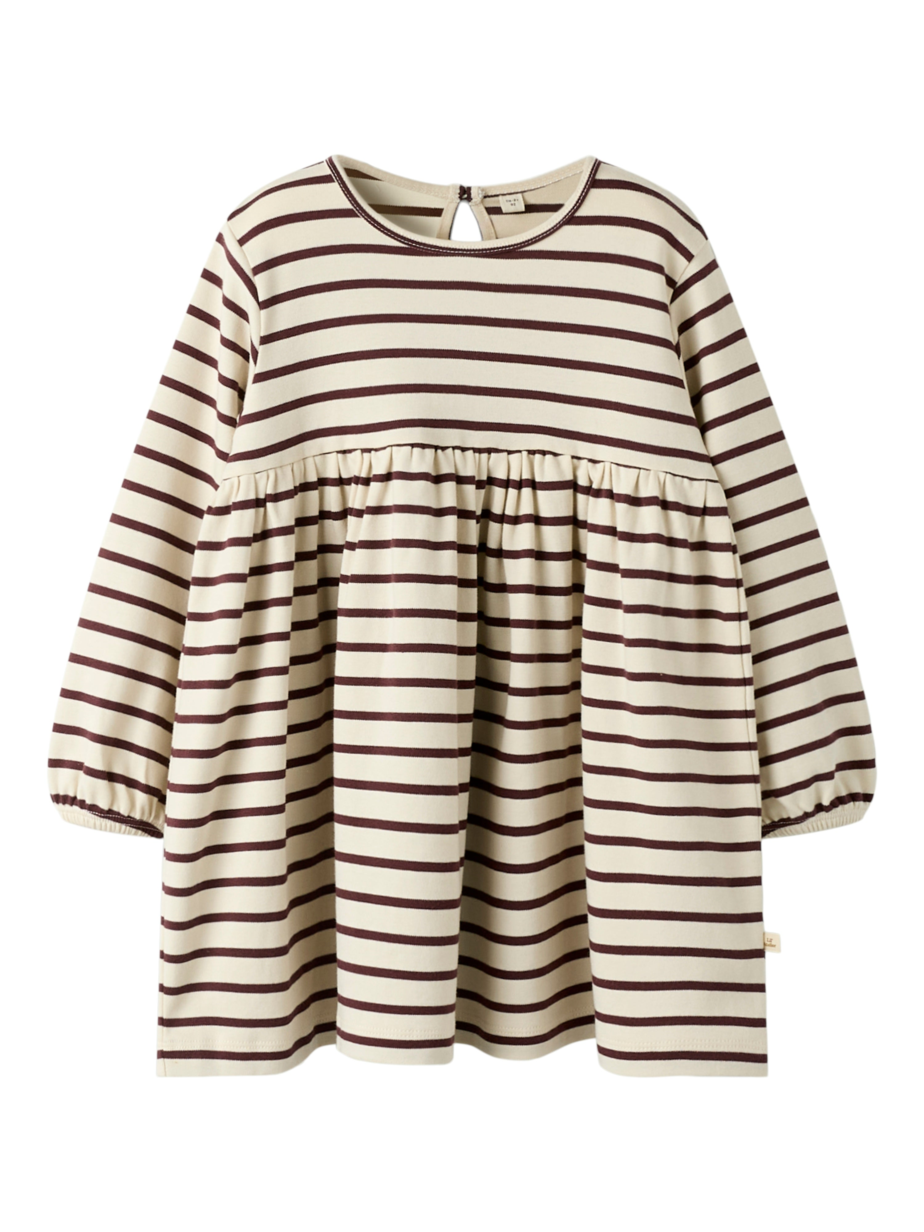 Lil Atelier Limia Loose Dress - Turtledove Catawba Grape -   Cm