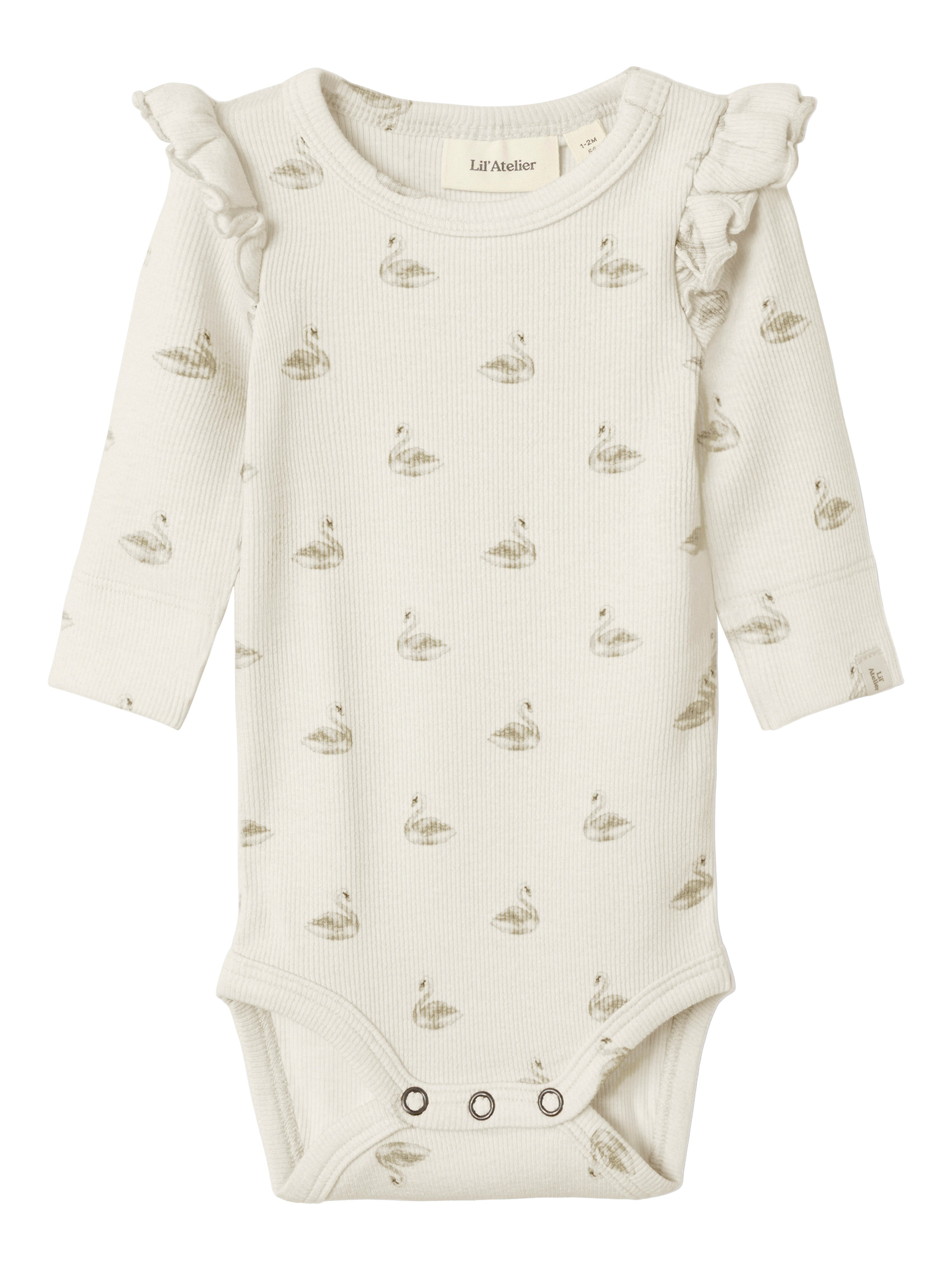 Lil Atelier Gavo Eko Slim Body – Pastel Svaner til Børn