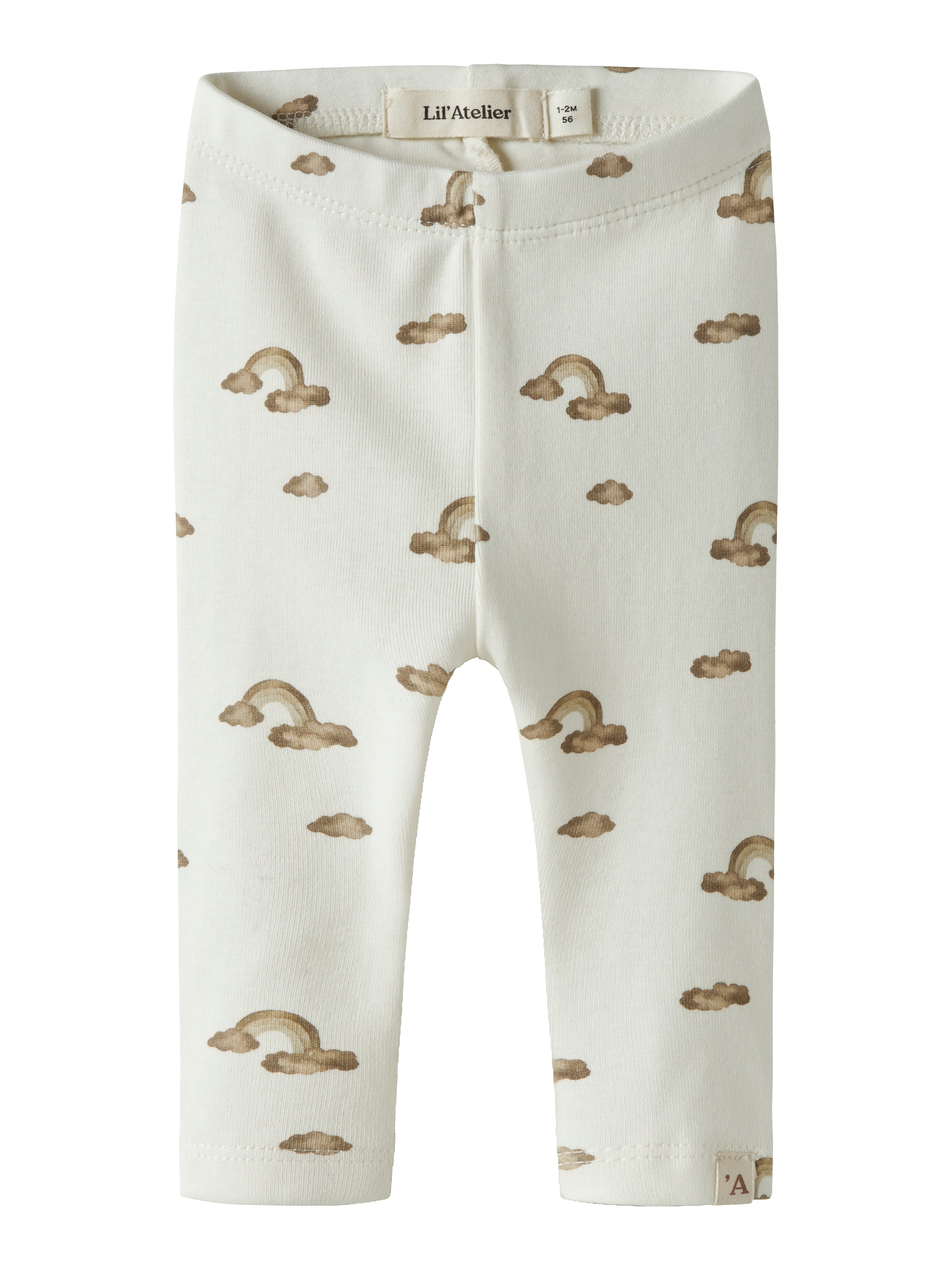 Lil Atelier Layo Kim Leggings - Kokosmælk Regnbue Udsalg