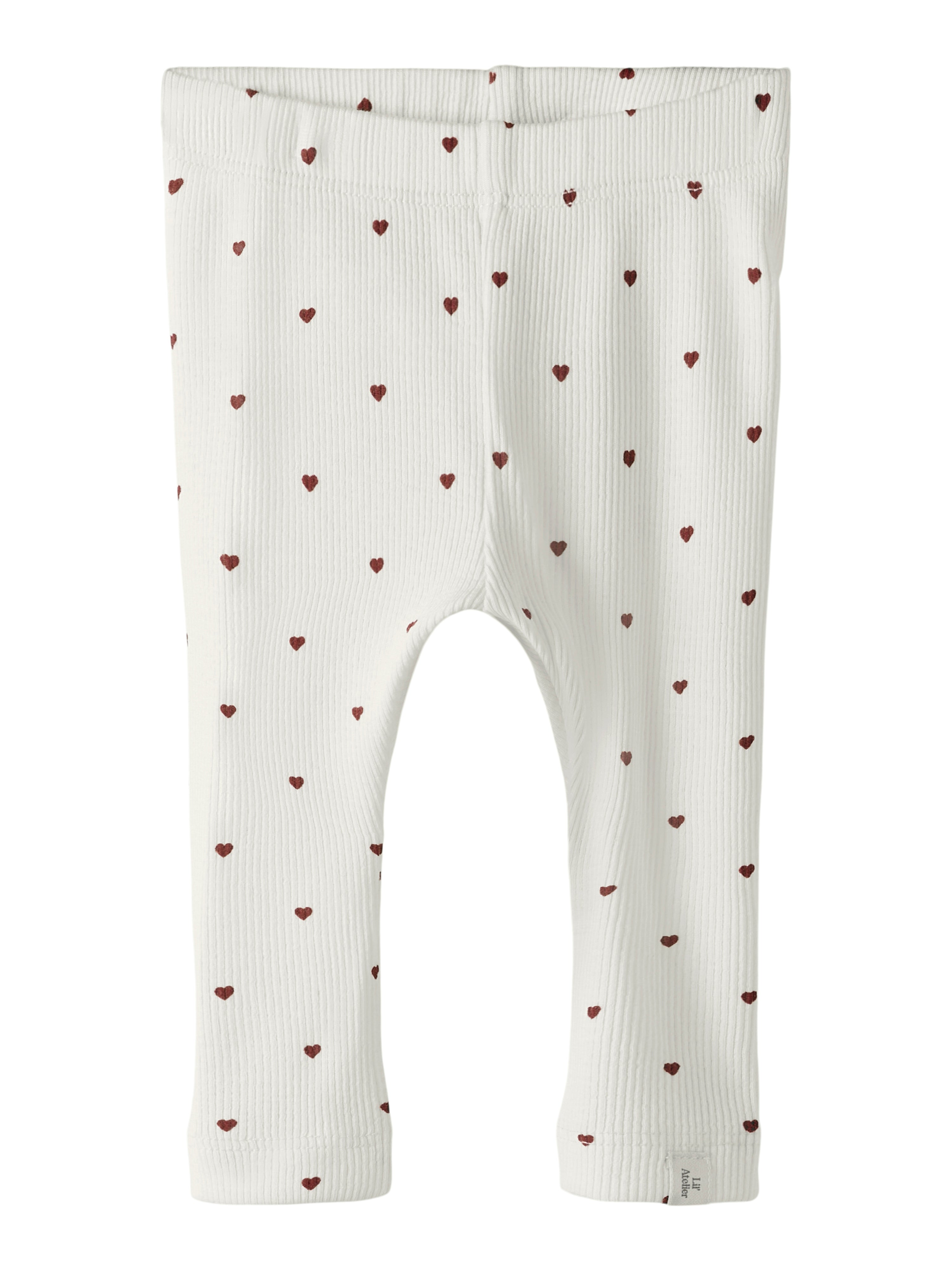 Lil Atelier Gago Slim Leggings - Kokosmælk Hjerte Udsalg