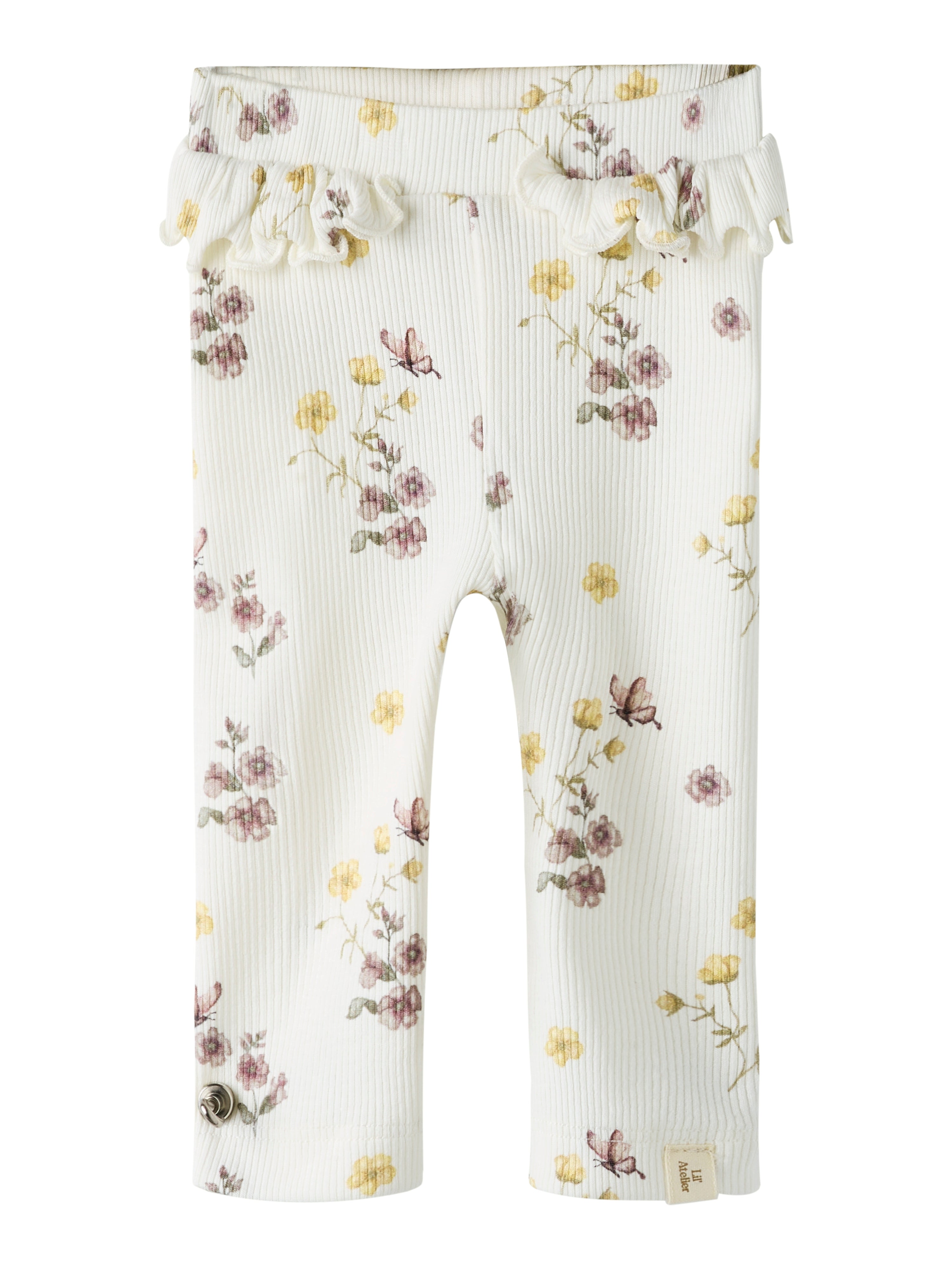 Lil Atelier Gavo Efi Slim Leggings - Blomstermix Tilbud!