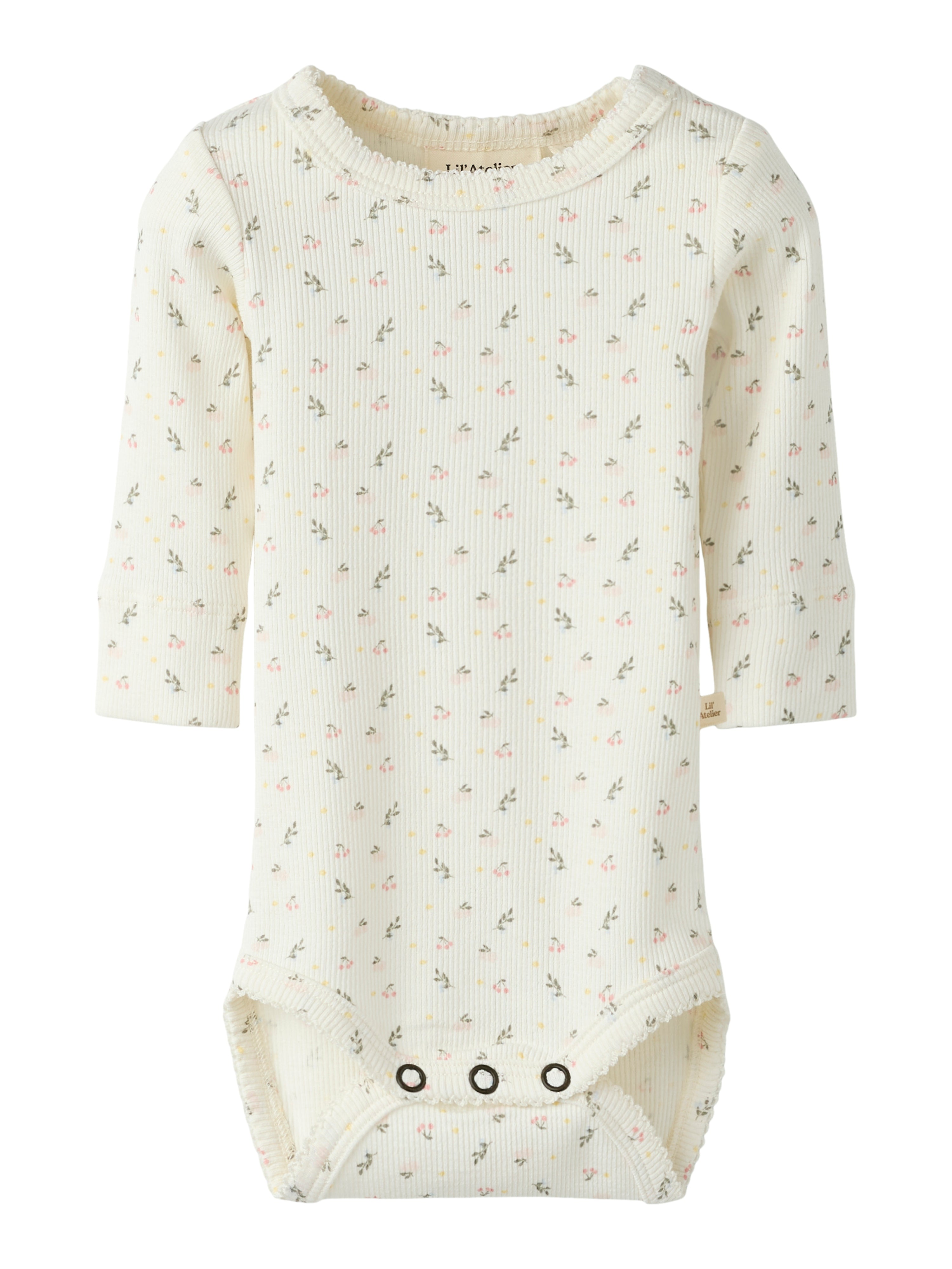 Lil Atelier Gago Slim Body Noos - Coconut Milk Small Flower -   Cm