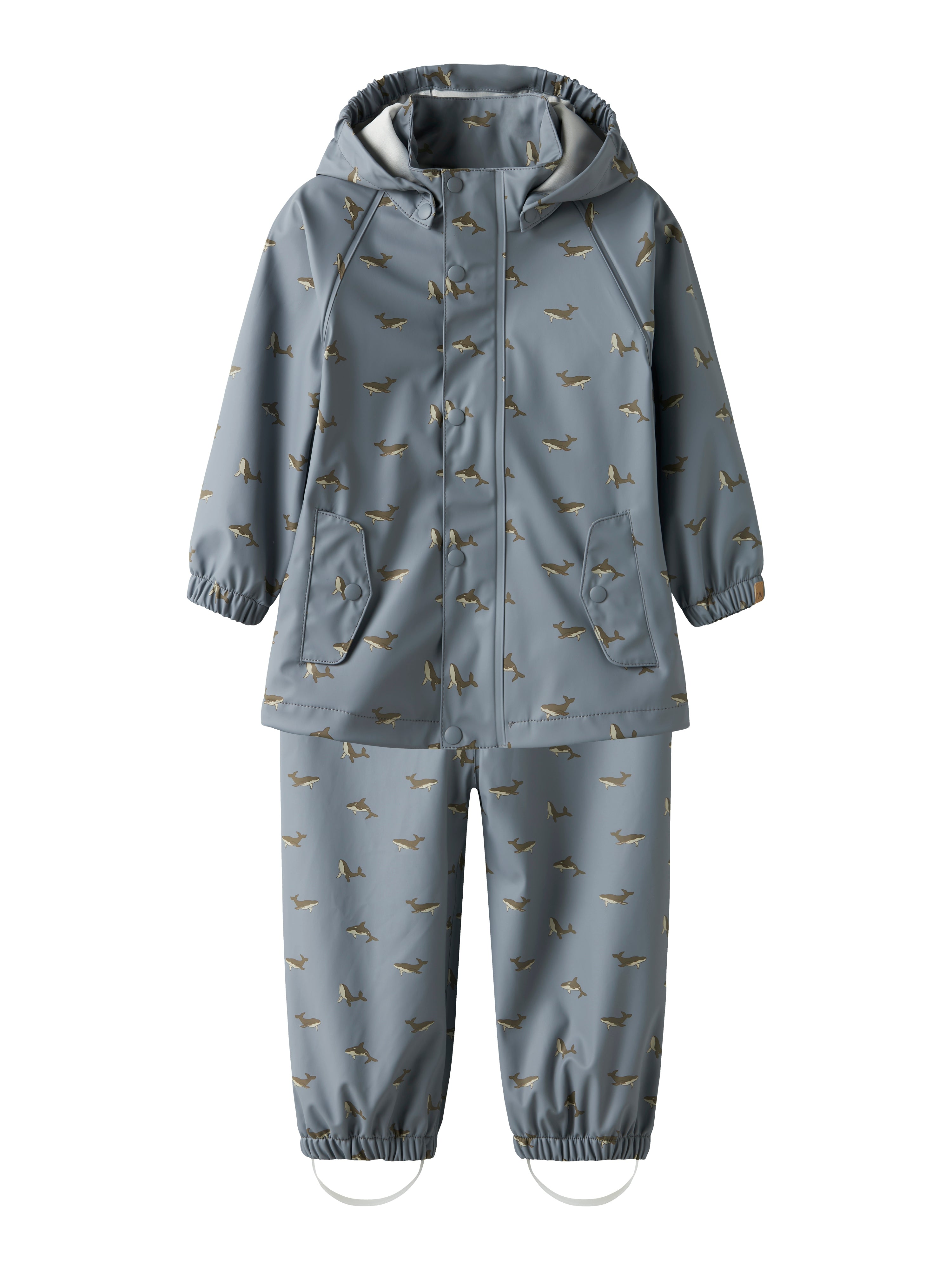 Lil Atelier Ladry  Rain Set - Tradewinds Whale -