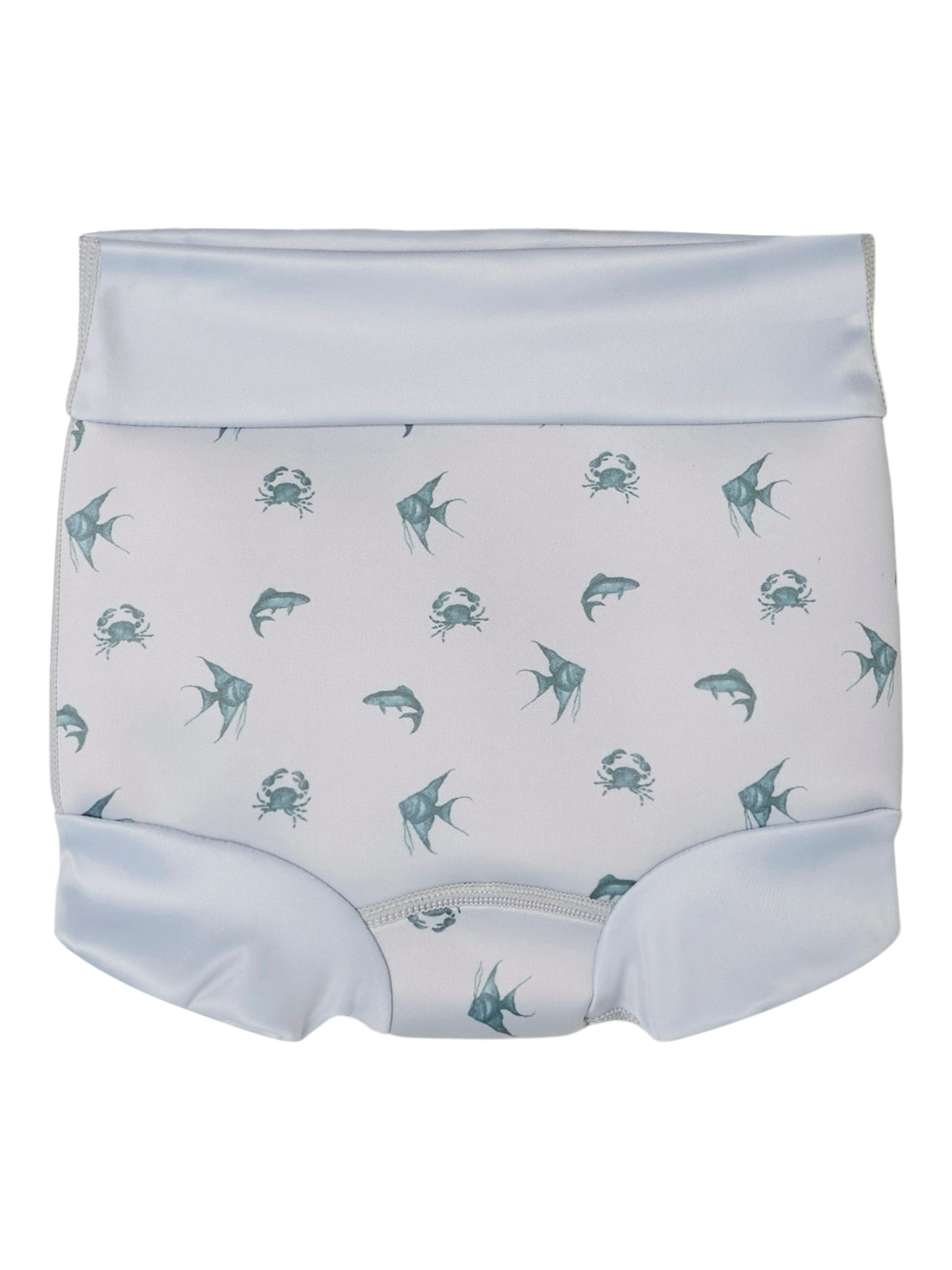 Lil Atelier Fero Badebukser - Vapor Blue med UV-beskyttelse