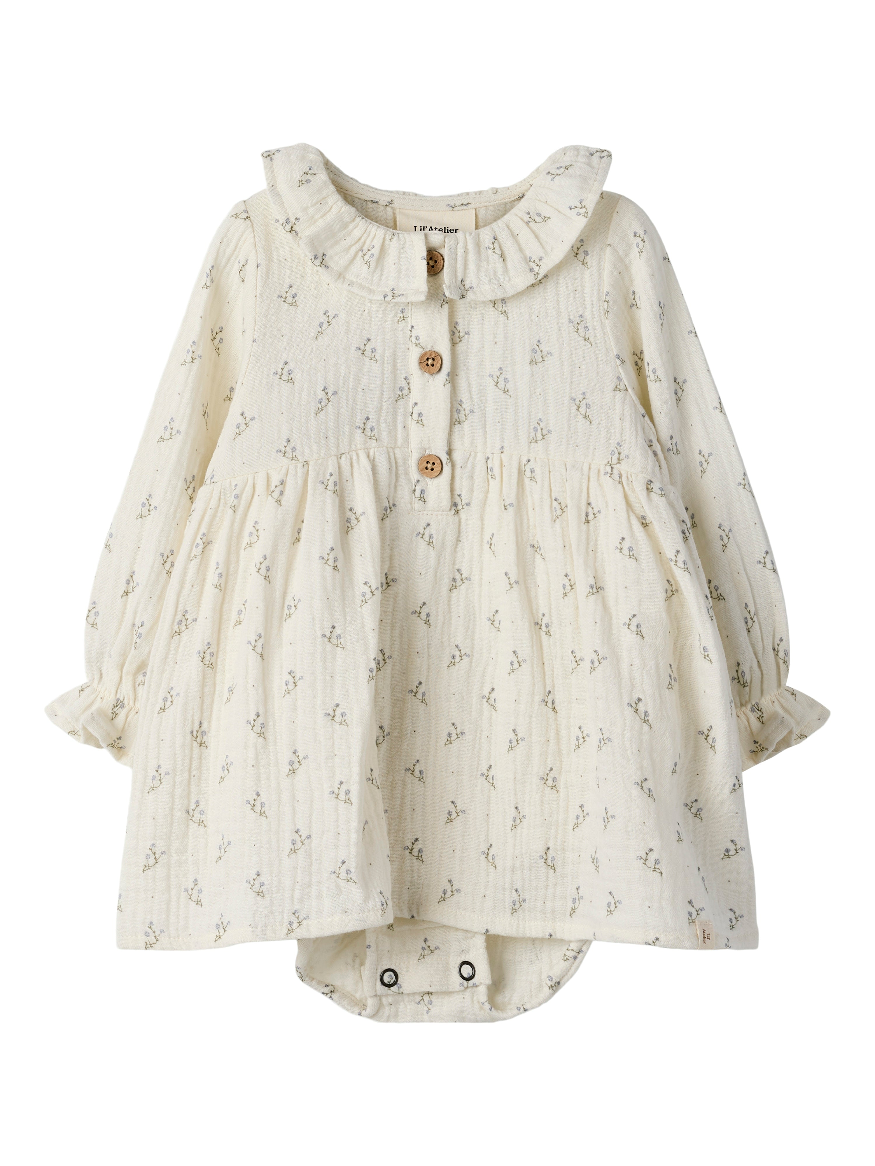 Lil Atelier Balia Loose Body Dress - Coconut Milk -   Cm