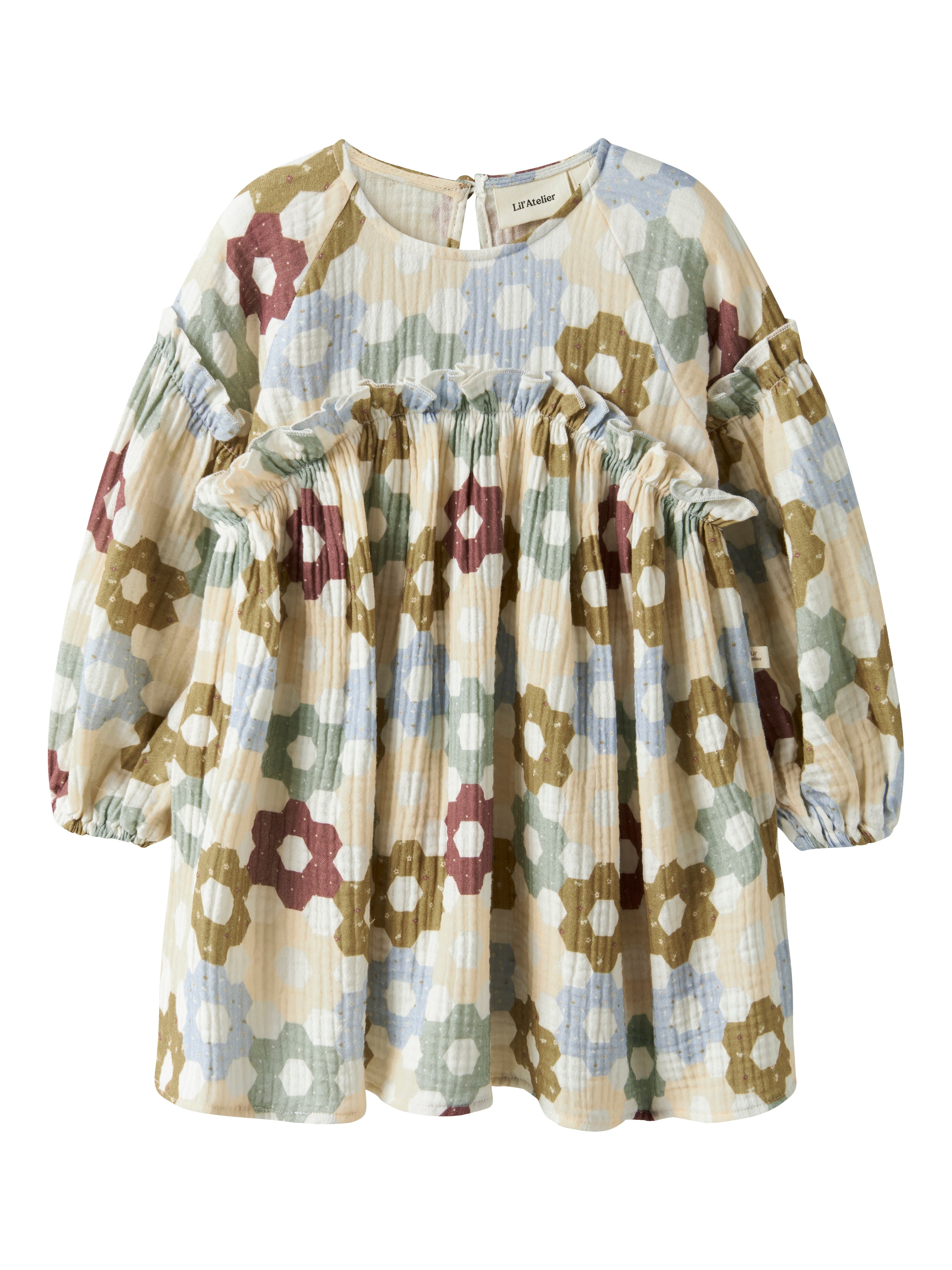 Lil Atelier Talia Kjole – Kokosmælk, Elegant & Sød Stil