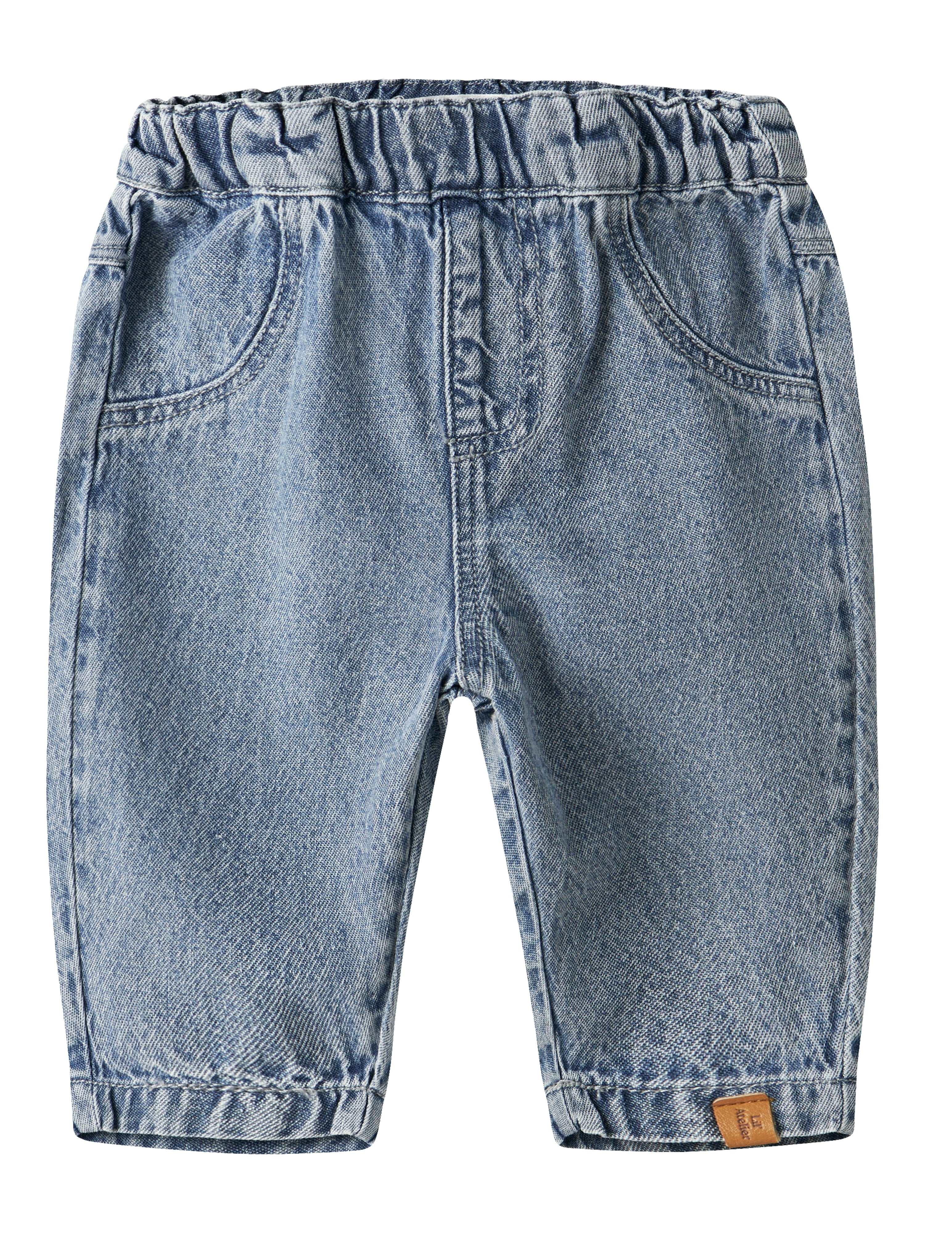 Lil Atelier Taya Løse Jeans - Mellemblå Denim 100% Økologisk