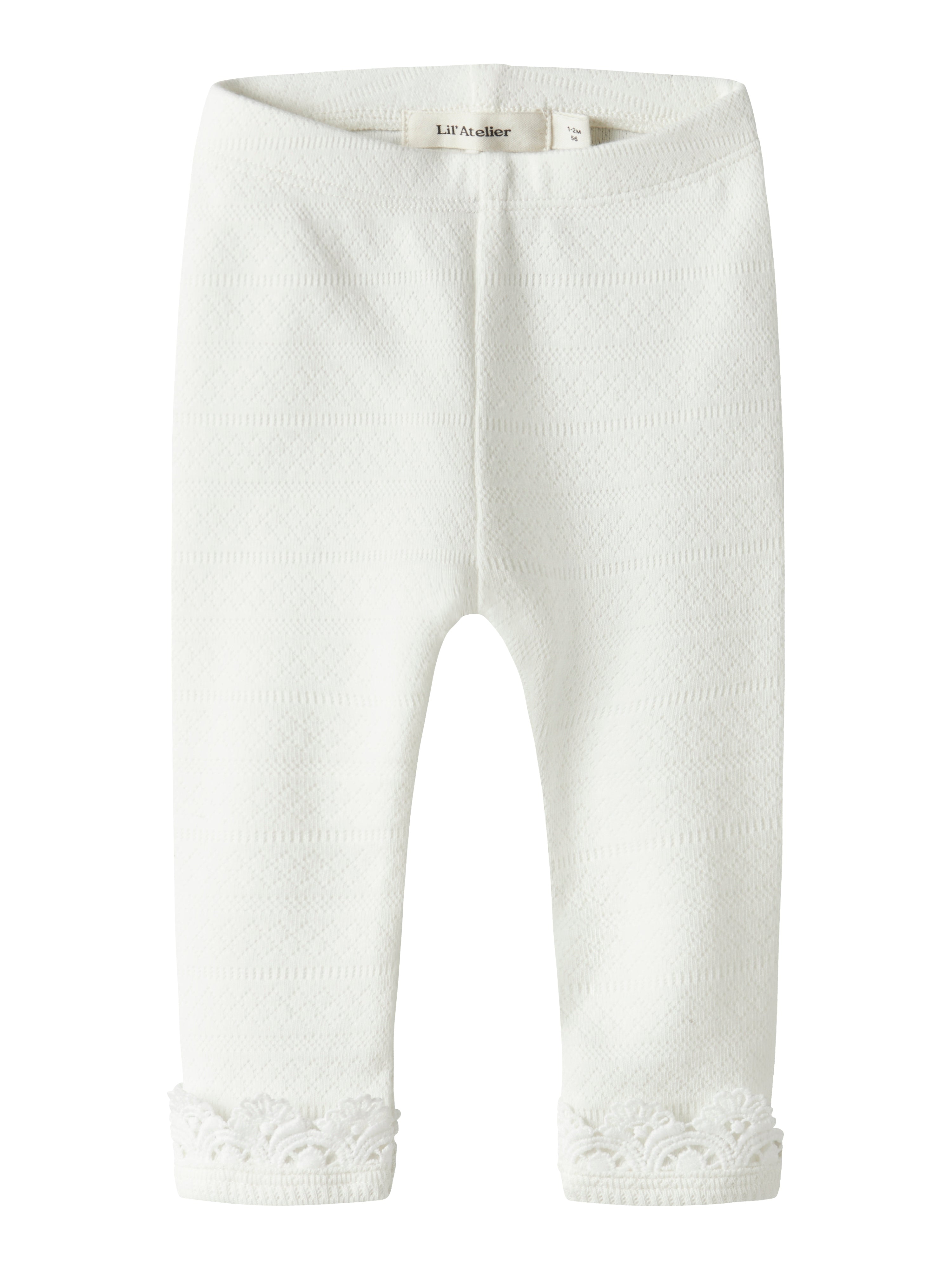 Lil Atelier Tapia Slim Leggings - Kokosmælk Tilbud!