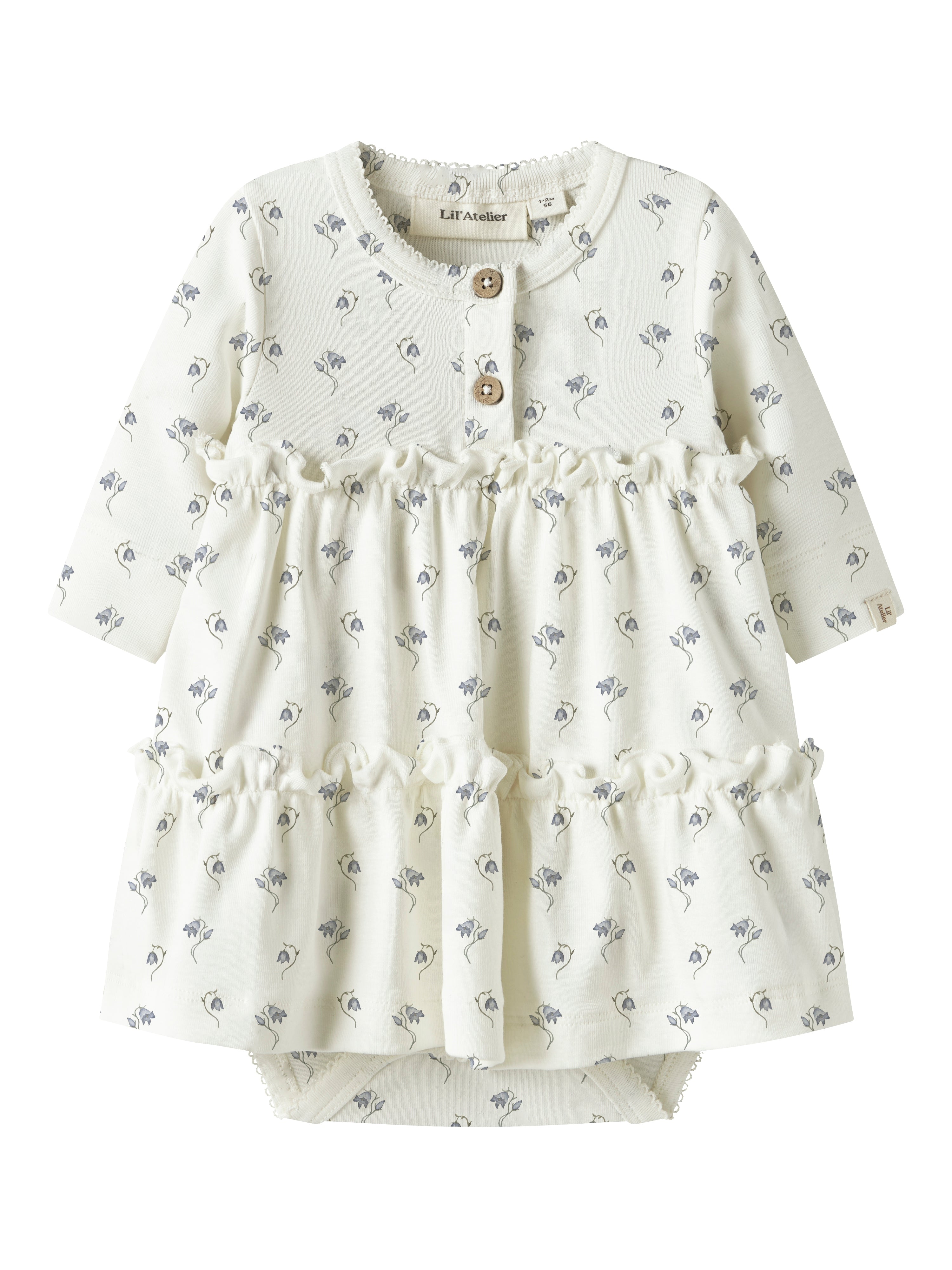Lil Atelier Gayo Sum Bodykjole – Kokosmælk Blomsterprint