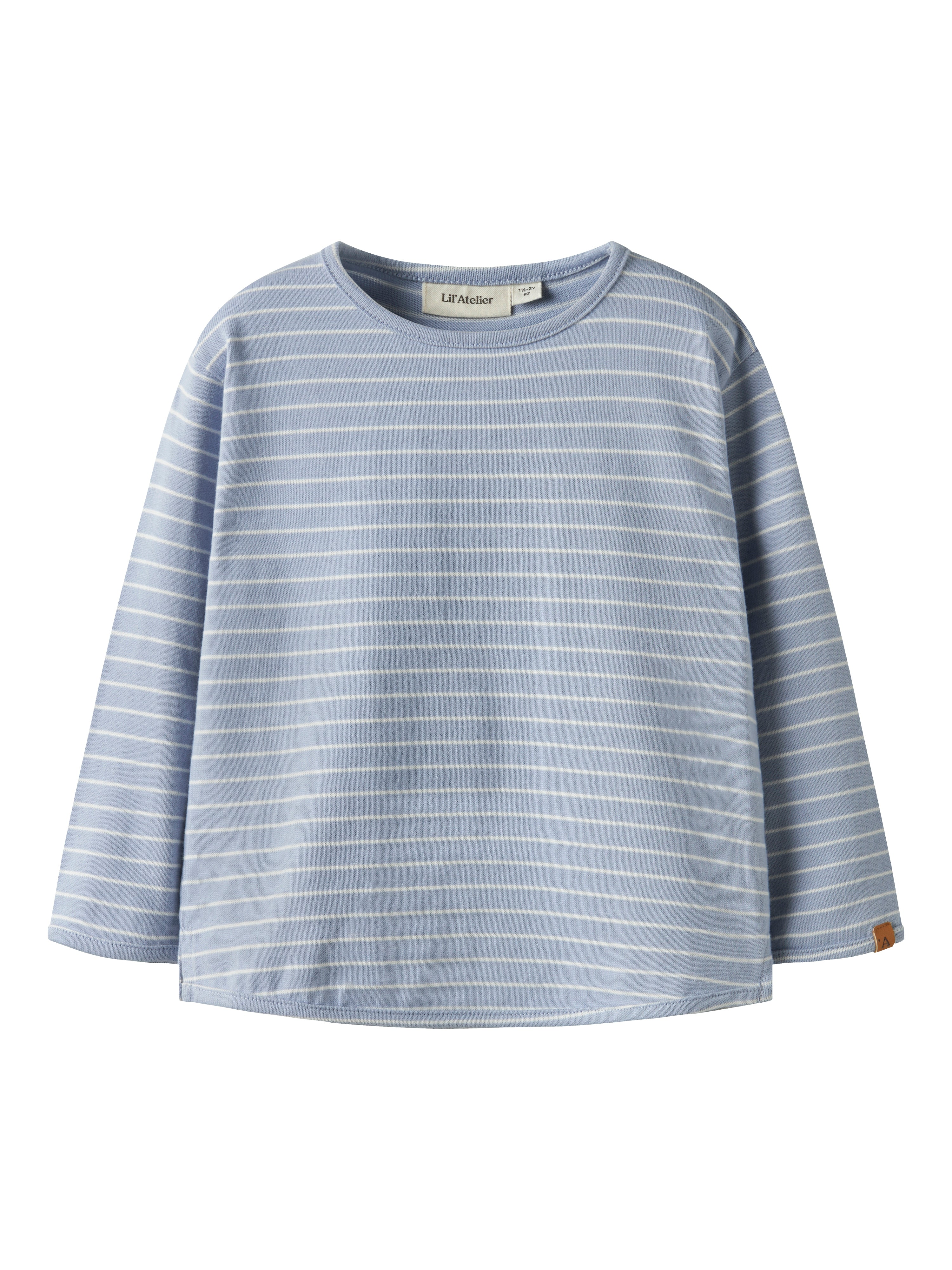 Lil Atelier Baja Ls Loose Top - Zen Blue -   Cm