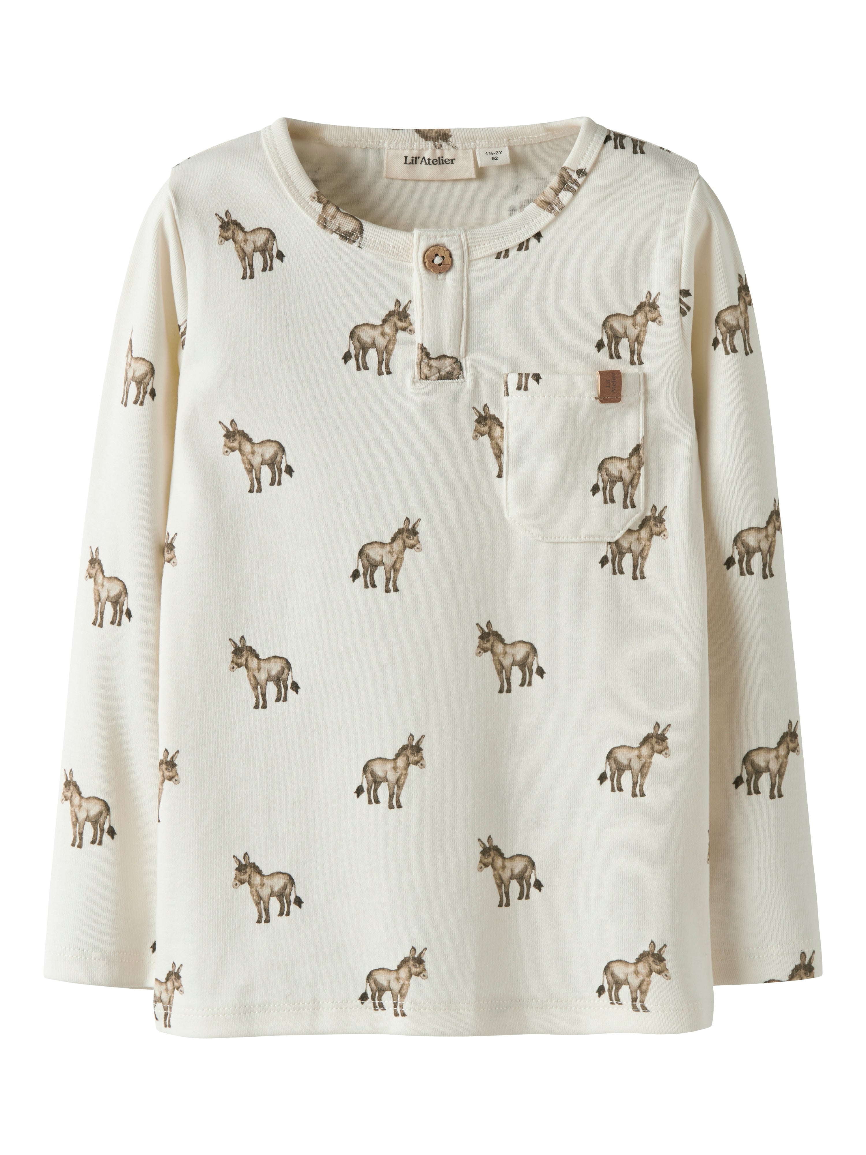 Lil Atelier Layo Sio Slim Top - Æsler i Kokosmælk