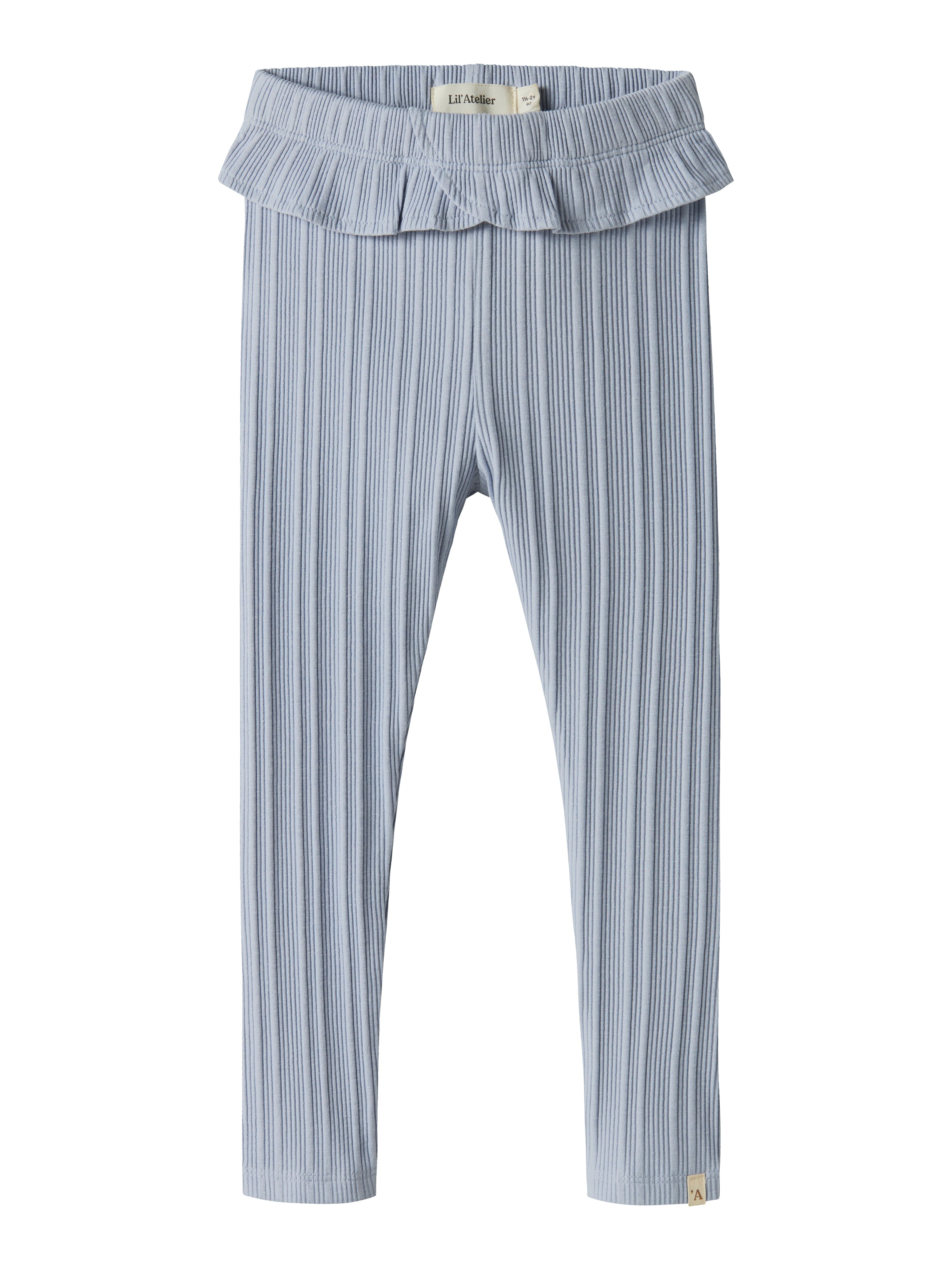 Lil Atelier Tansy Slim Leggings - Zen Blue - Tilbud!