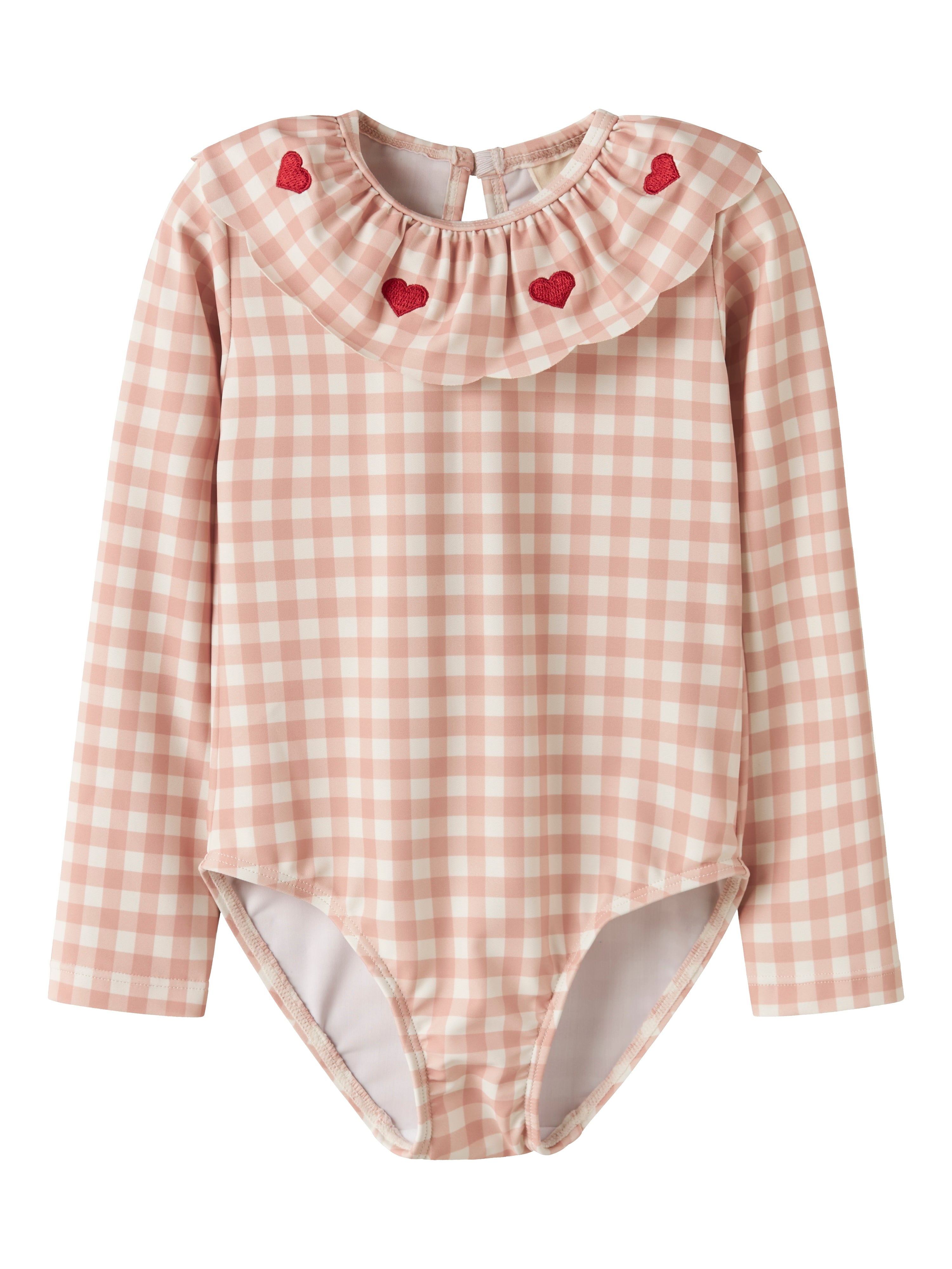 Lil Atelier Finley Ls Swimsuit - Misty Rose -   Cm