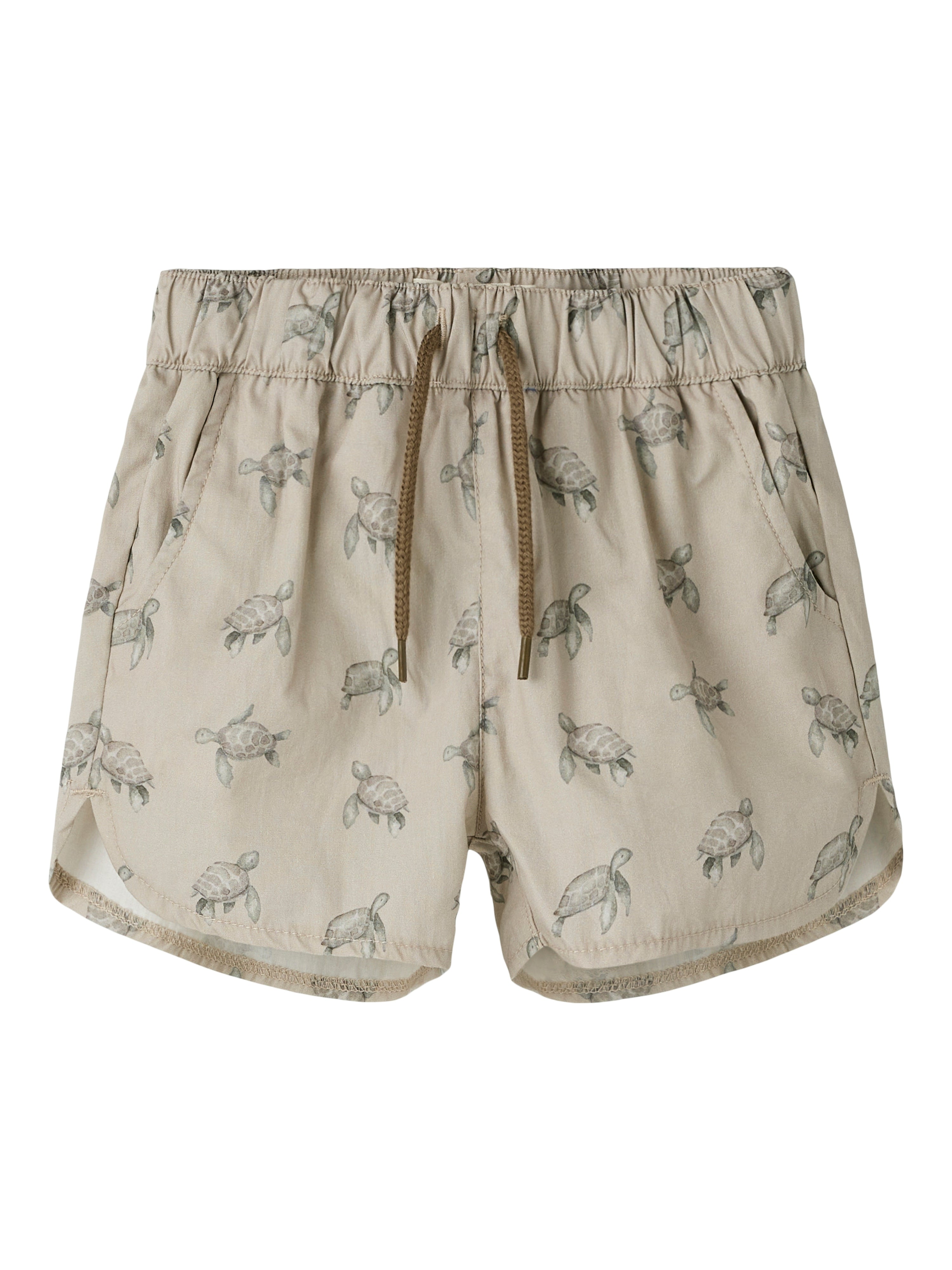 Lil Atelier Fandyn Loose Swim Shorts - Oxford Tan -   Cm