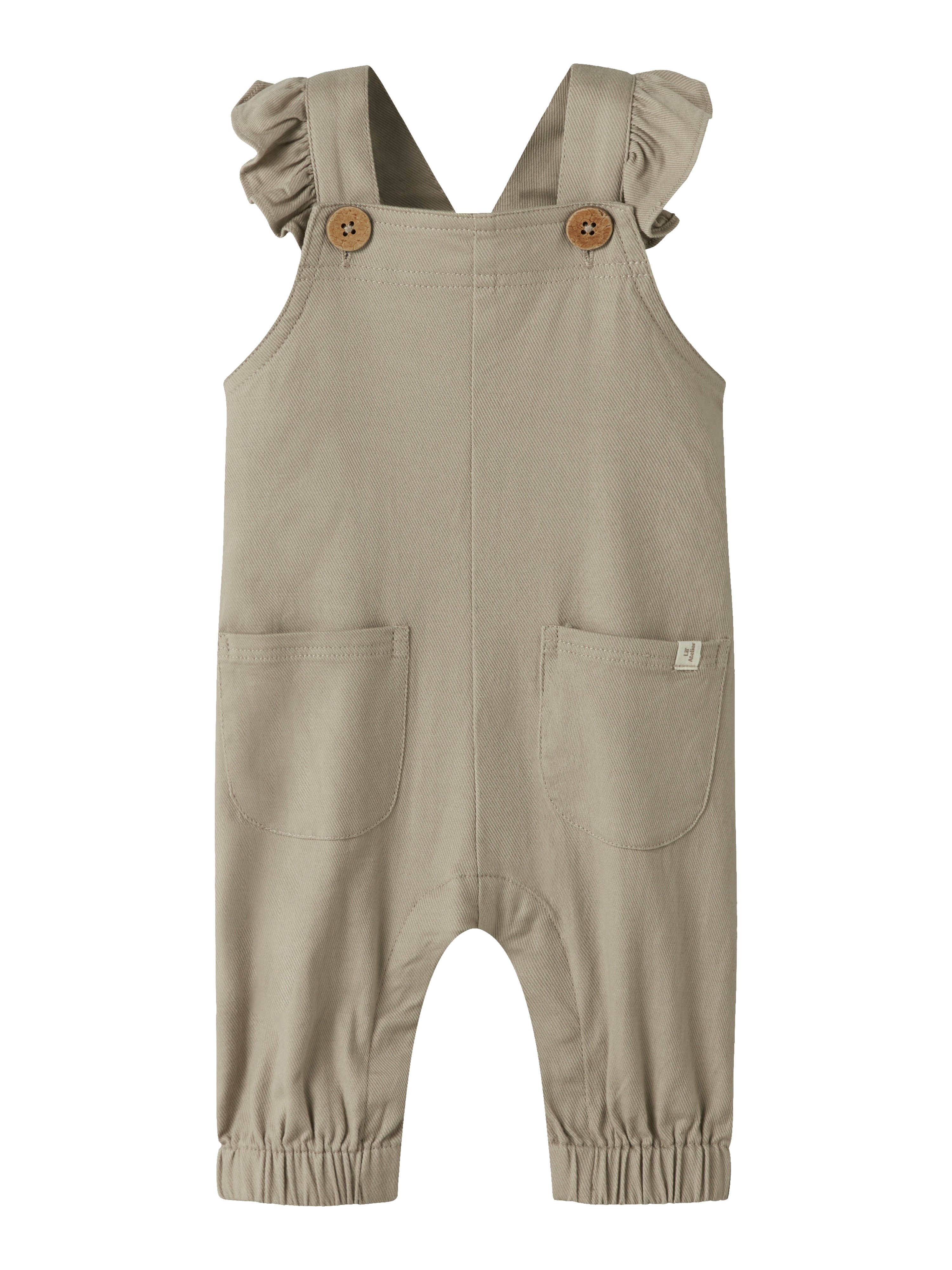 Lil Atelier Doreen Loose Twill Overall - Oxford Tan -   Cm