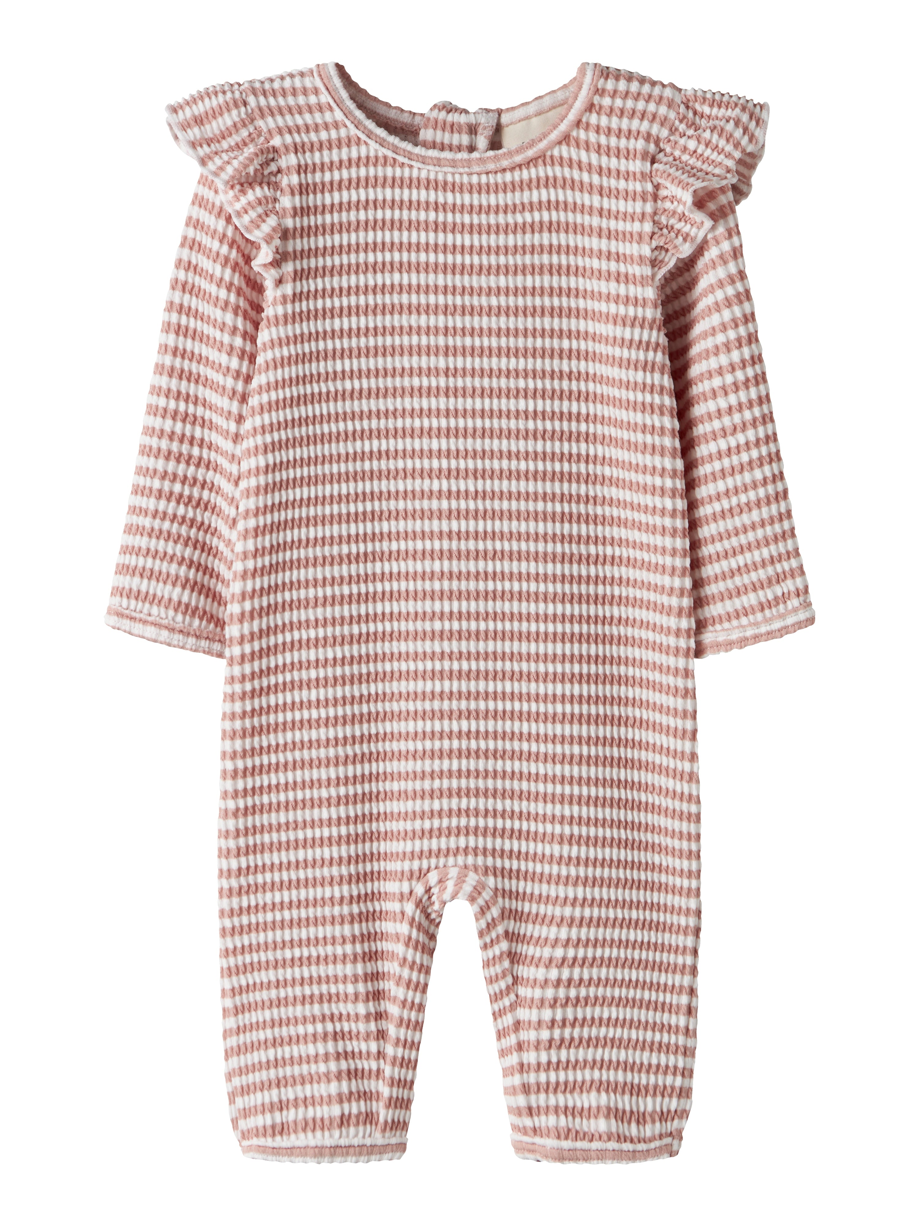 Lil Atelier Fredo Ls Uv Swimsuit - Misty Rose -   Cm