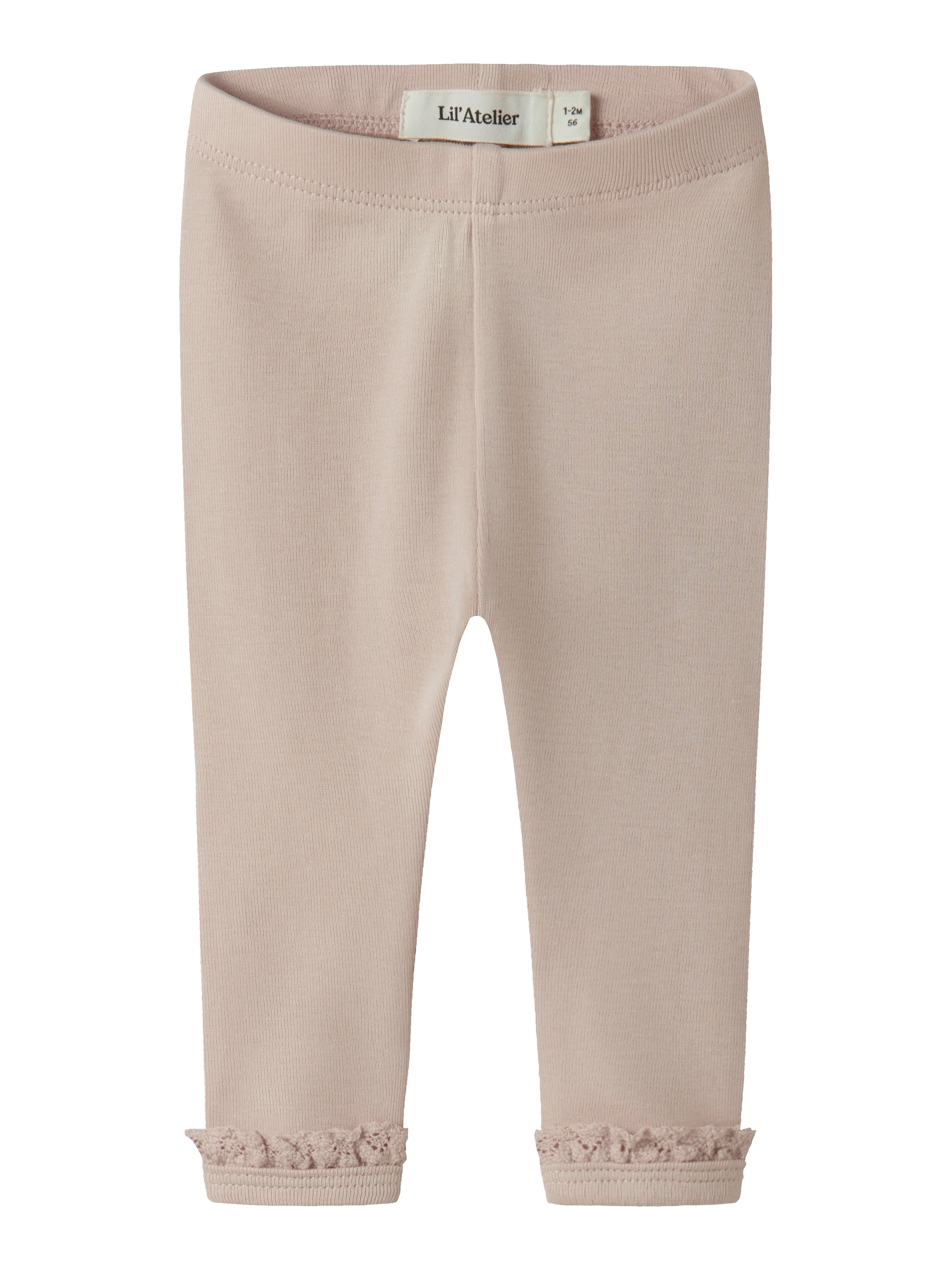 Lil Atelier Layo Sup Slim Leggings - Peach Whip -   Cm