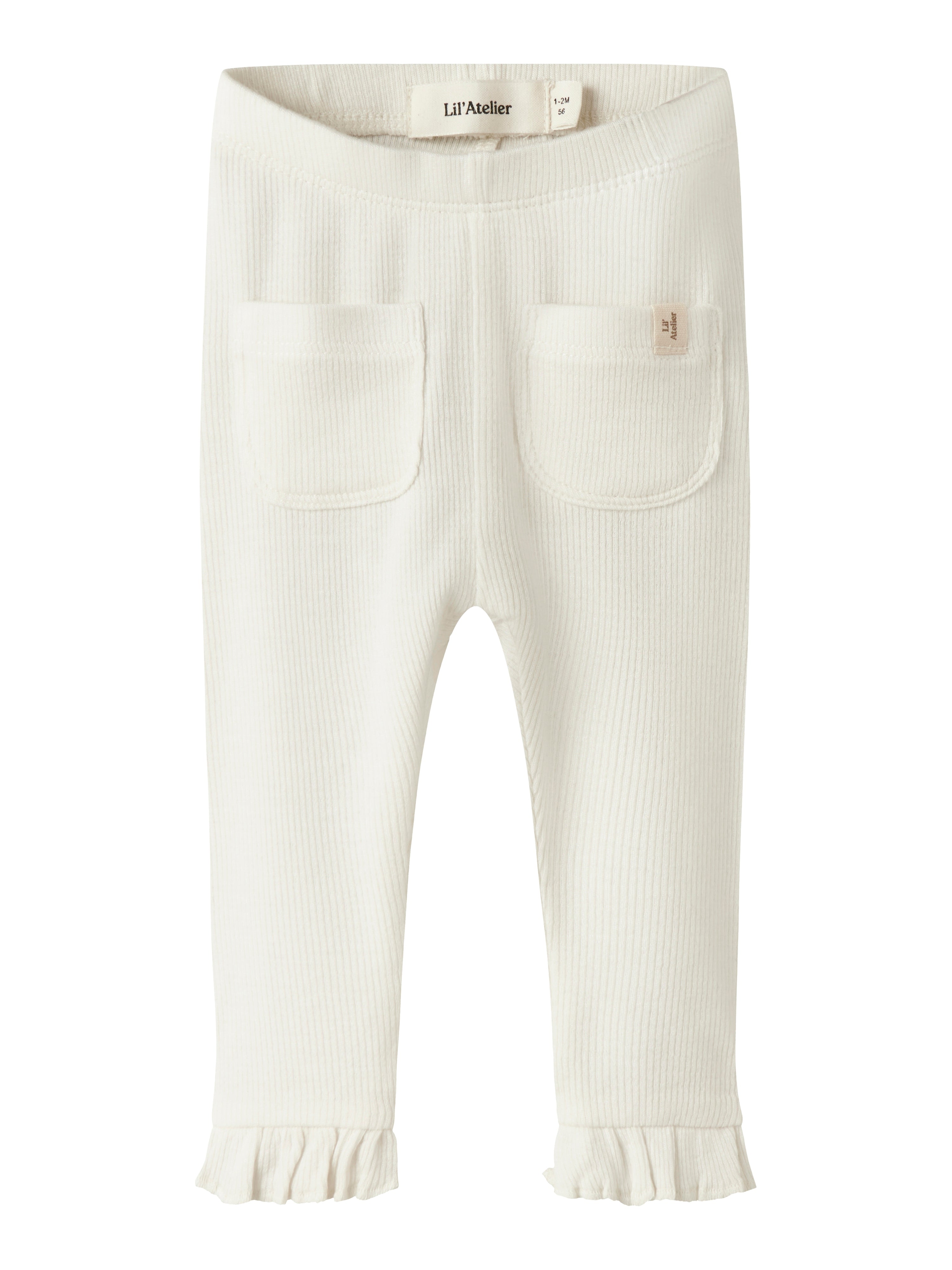 Lil Atelier Frijo Slim Leggings - Coconut Milk -   Cm