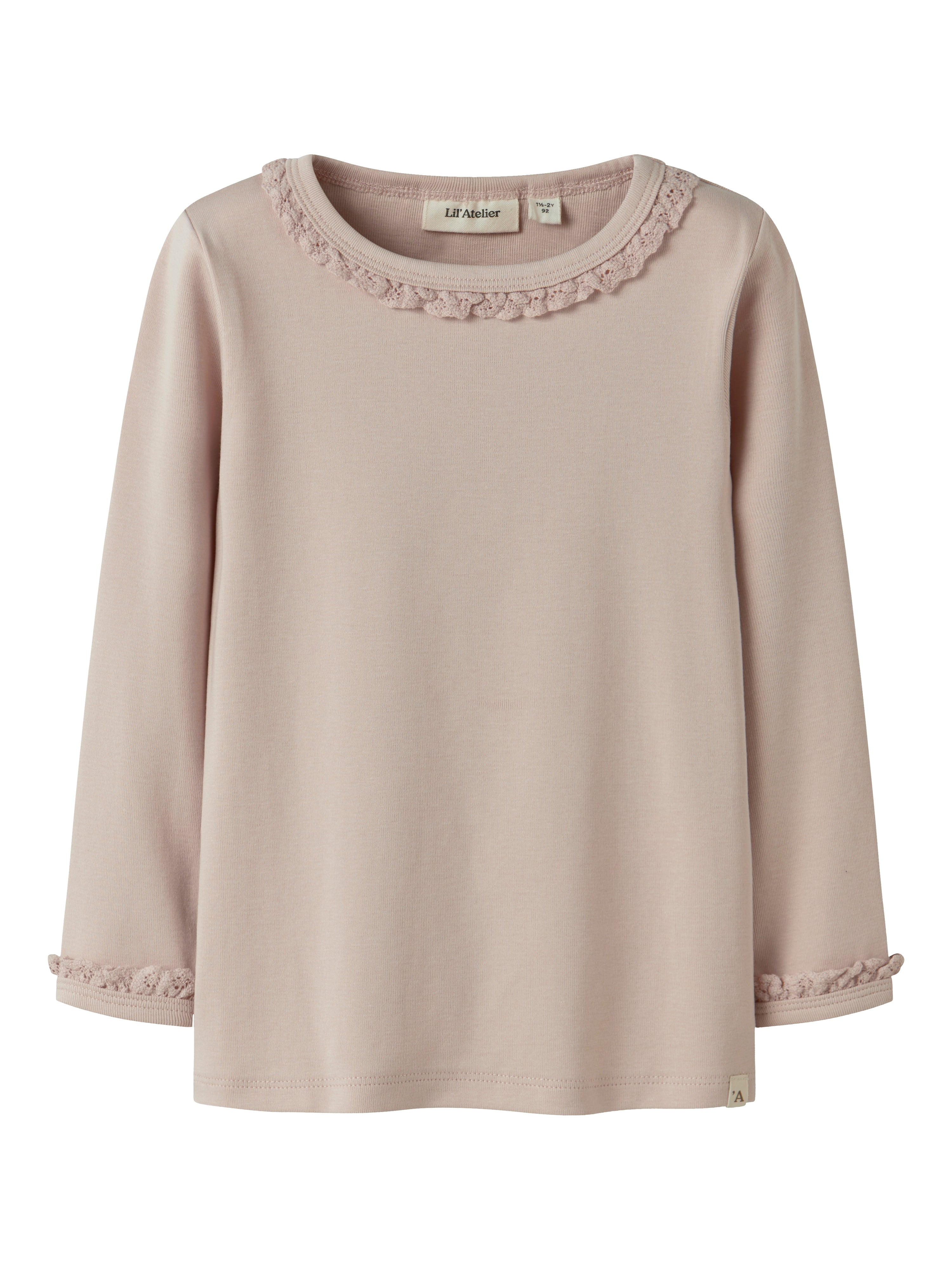 Lil Atelier Layo Sup Slim Top - Peach Whip -   Cm