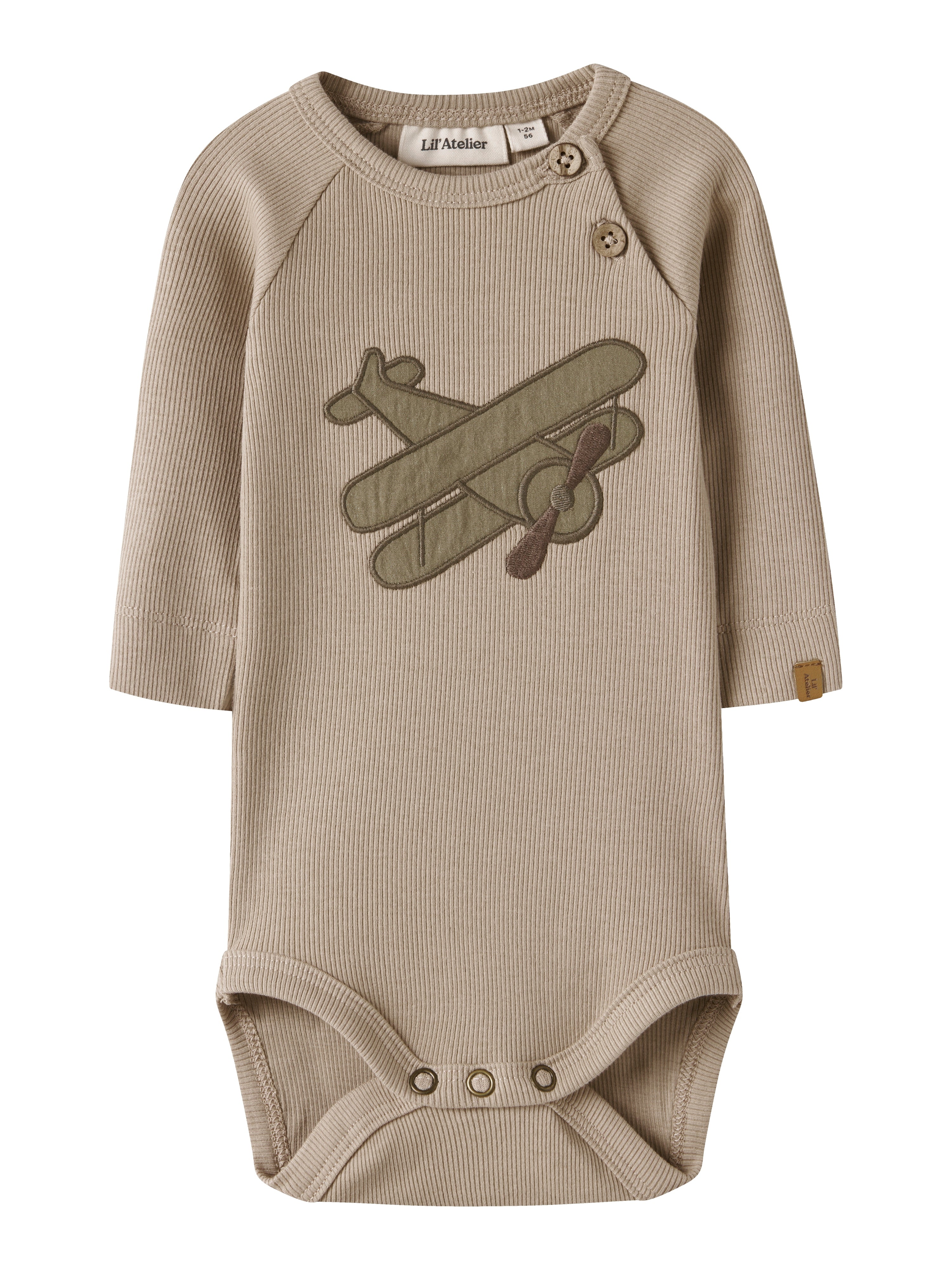 Lil Atelier Halli His Loose Body - Oxford Tan -   Cm