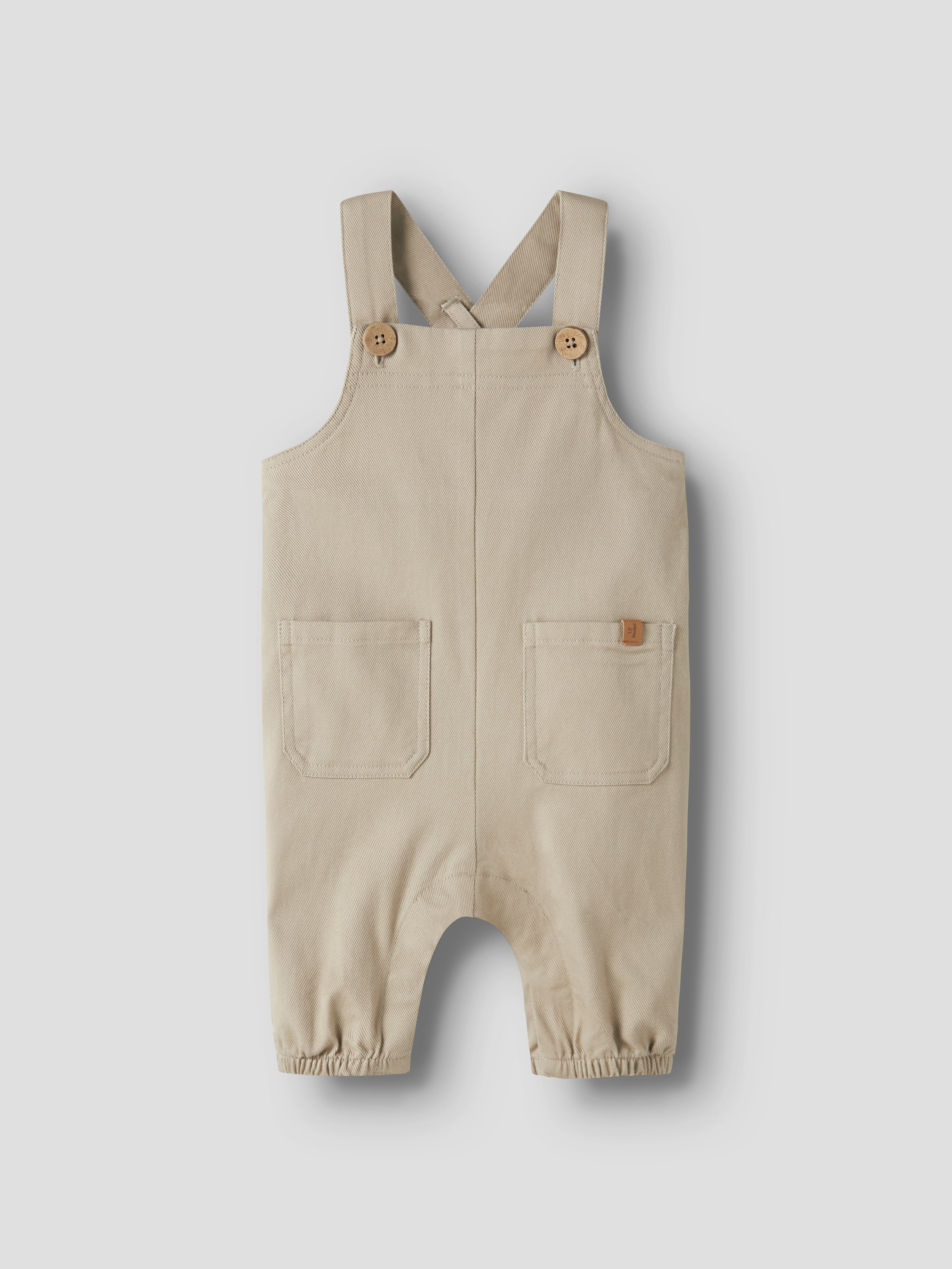 Lil Atelier Doreen Loose Twill Overall - Oxford Tan -   Cm