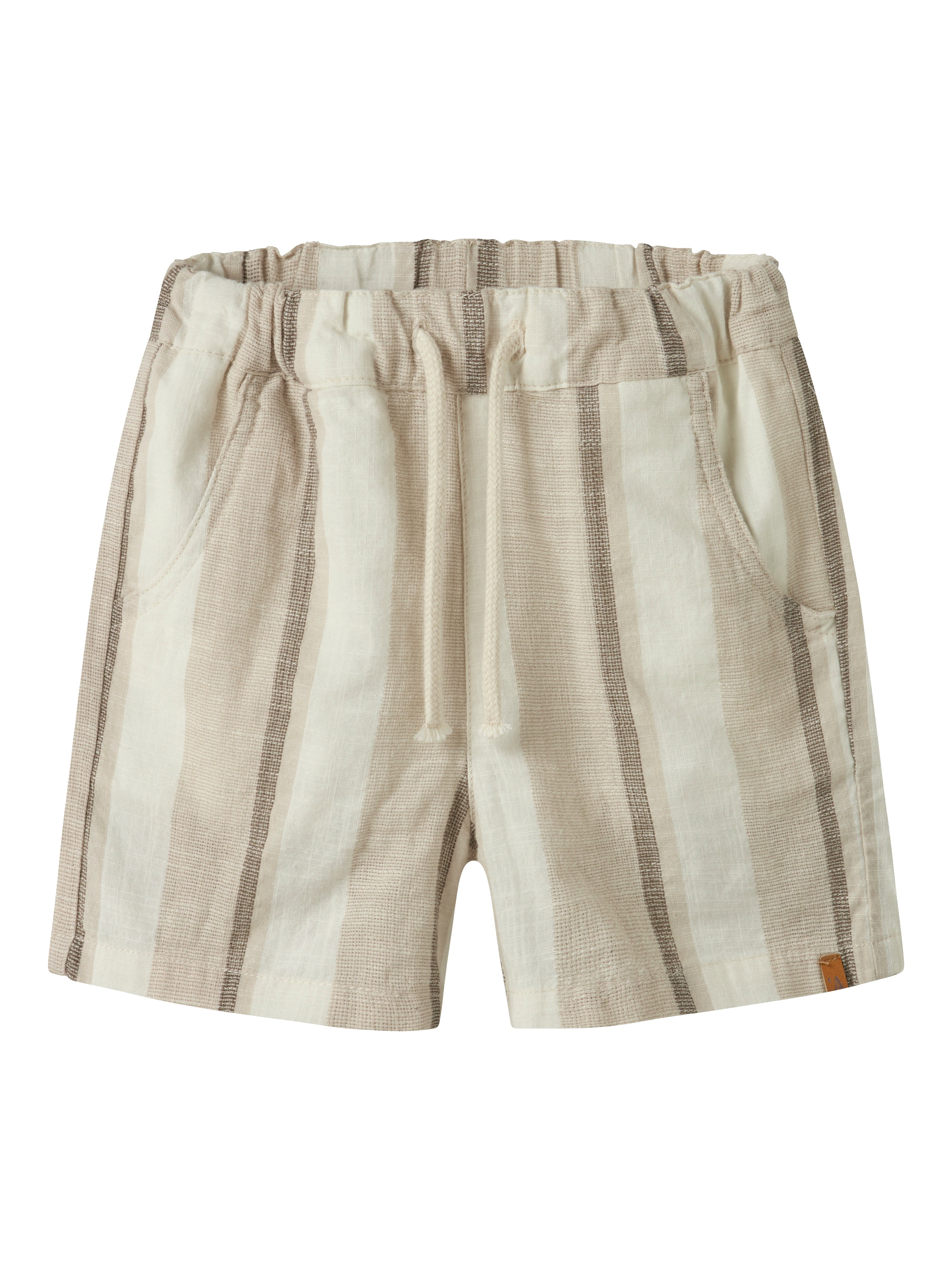Lil Atelier Fibert Loose Shorts - Coconut Milk -   Cm