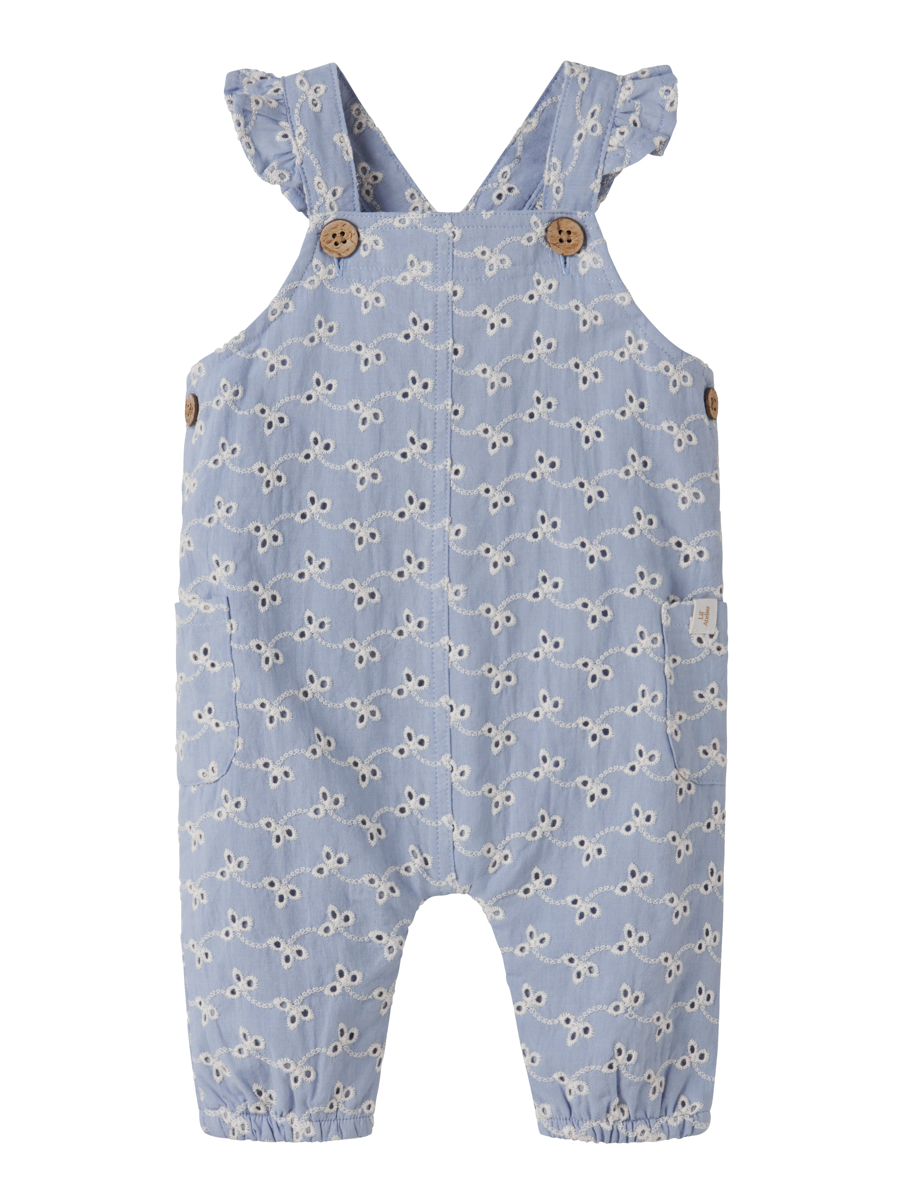 Lil Atelier Tessie Smækbukser - Zen Blue - Økologisk Komfort
