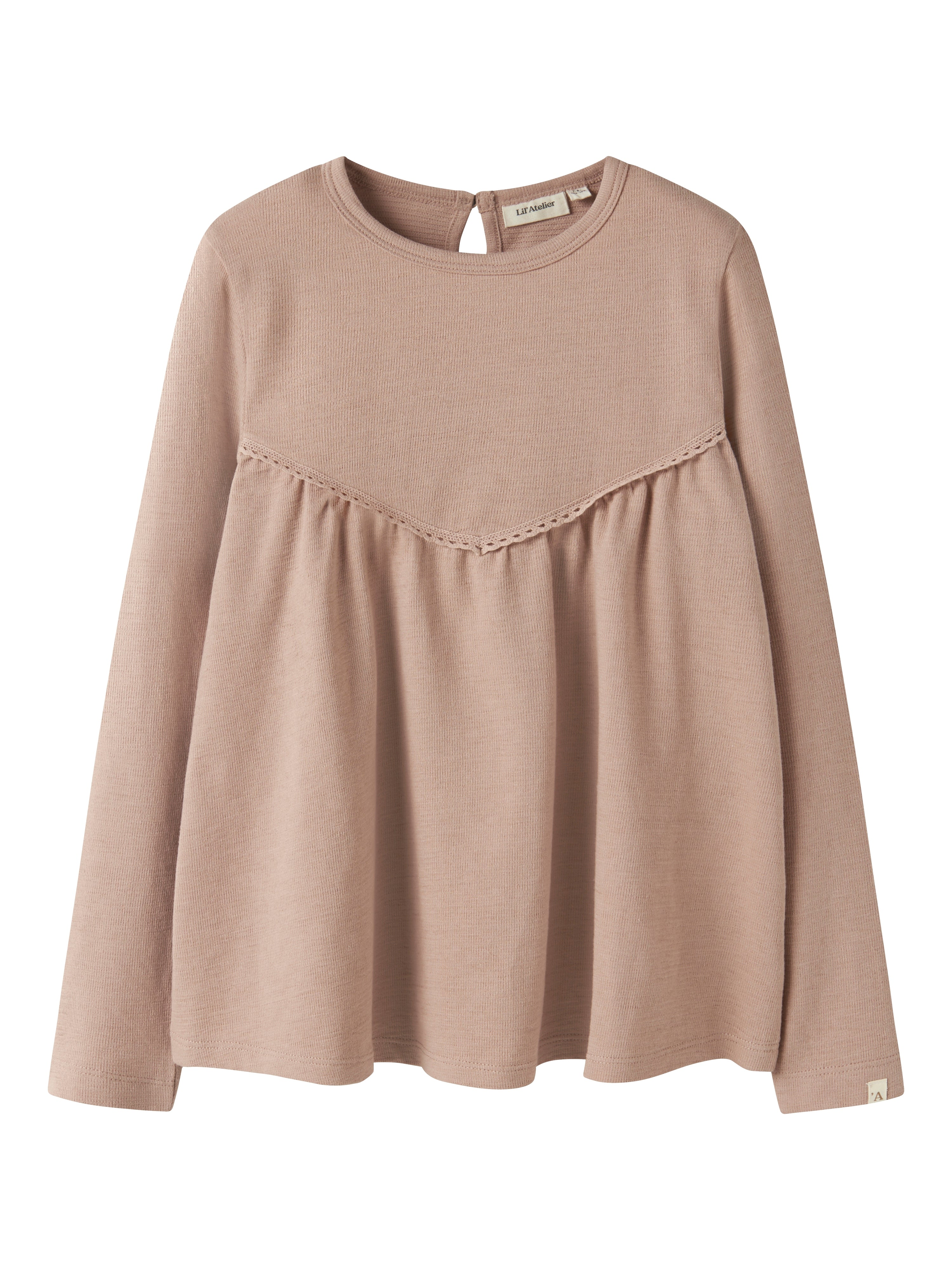 Lil Atelier Berry Loose Top - Roebuck -   Cm