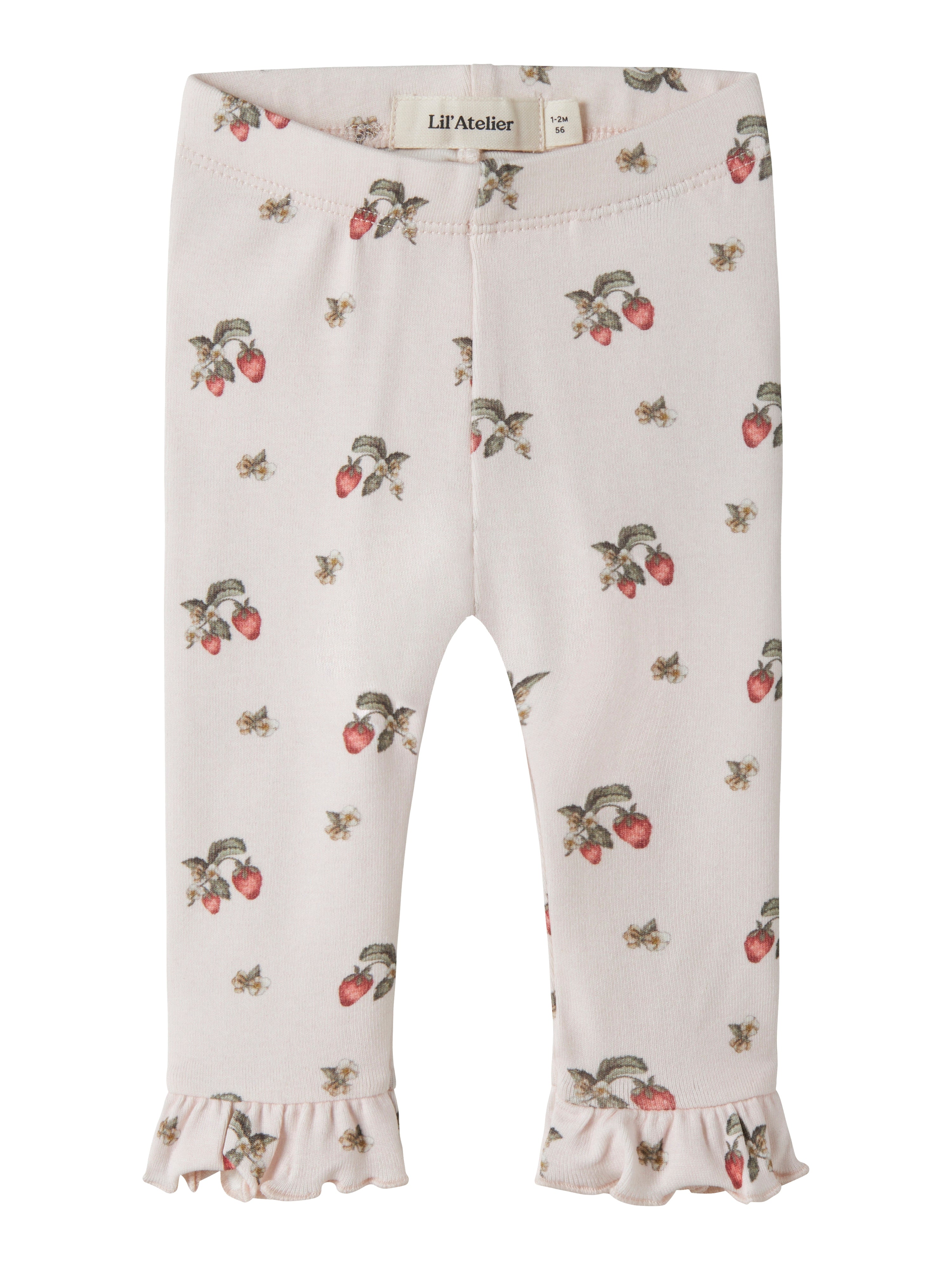 Lil Atelier Gayo Ska Slim Leggings - Morganite Strawberry -   Cm